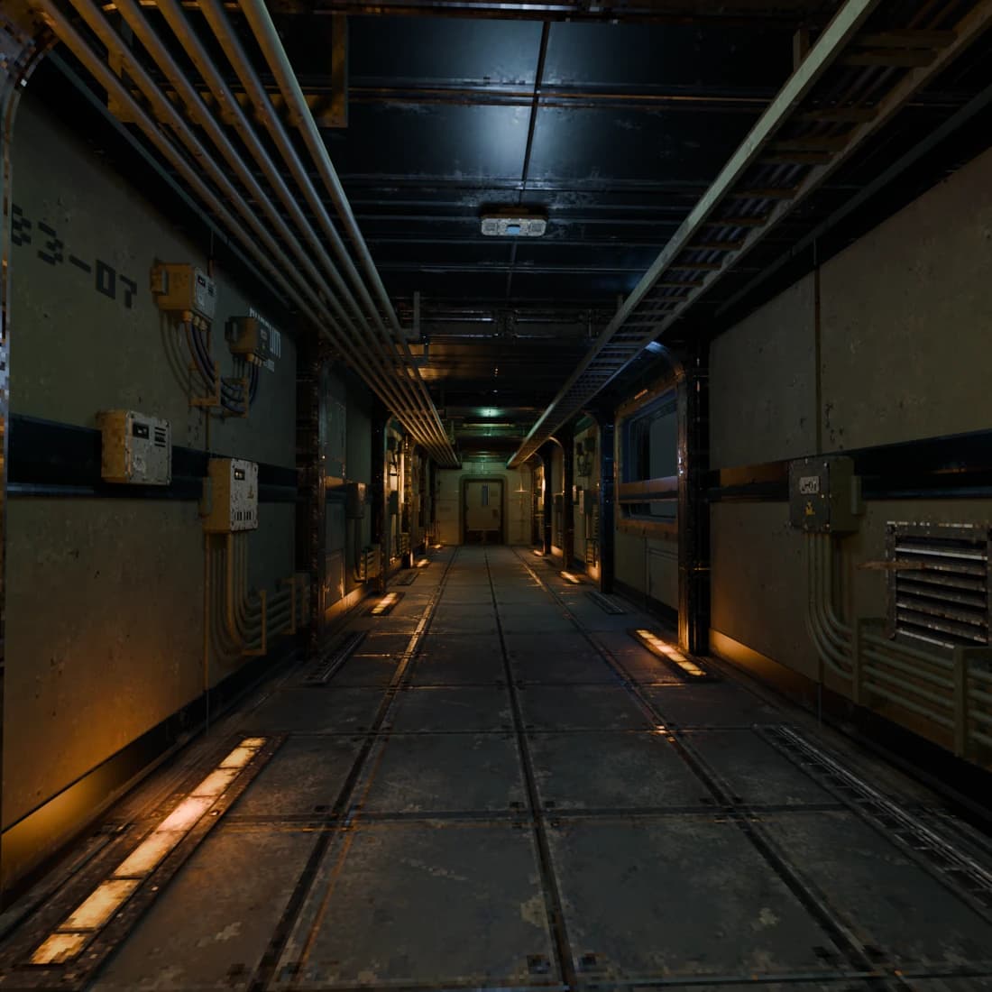 QUORUM Assembled Hallway Section