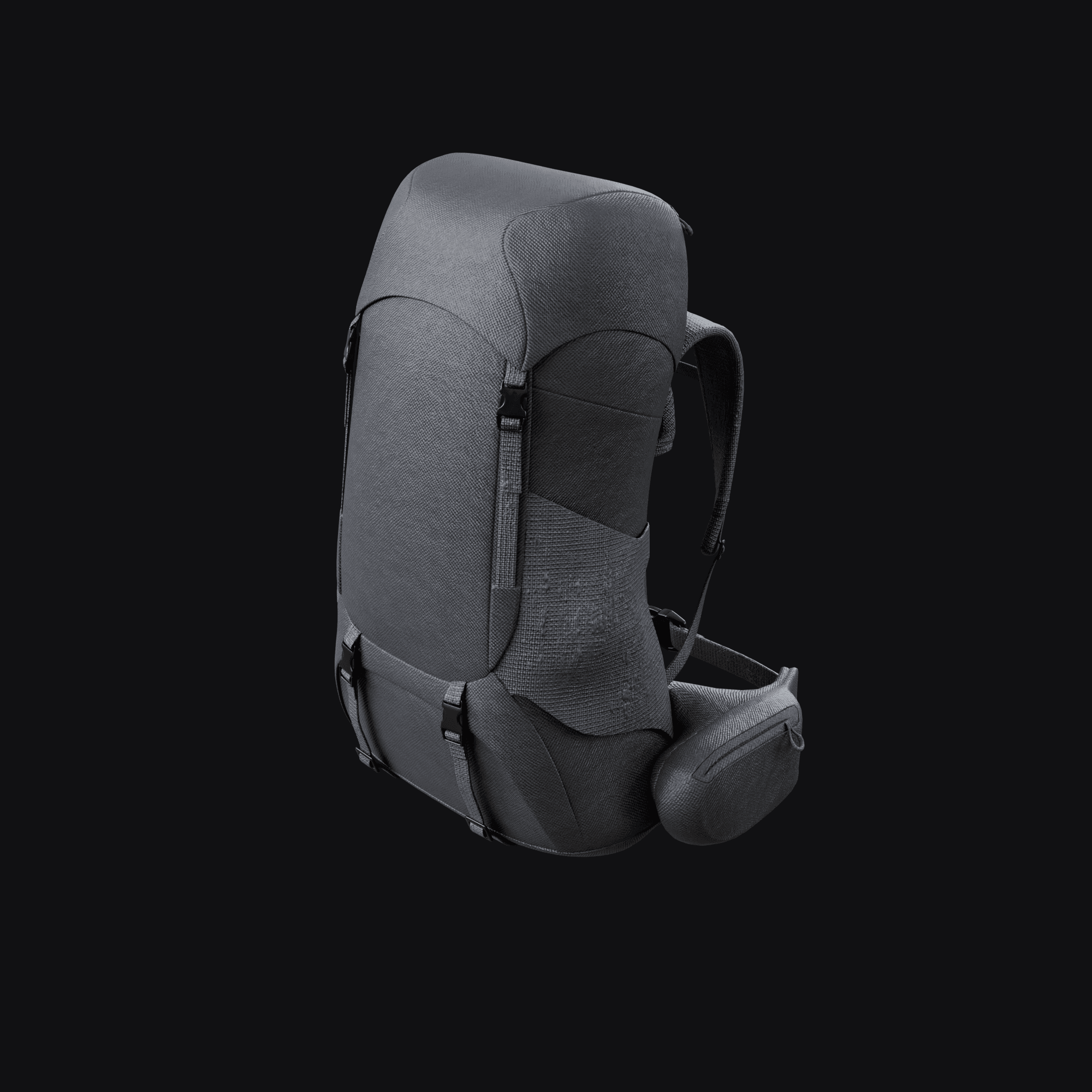 Backpack, free Blender 3D model render