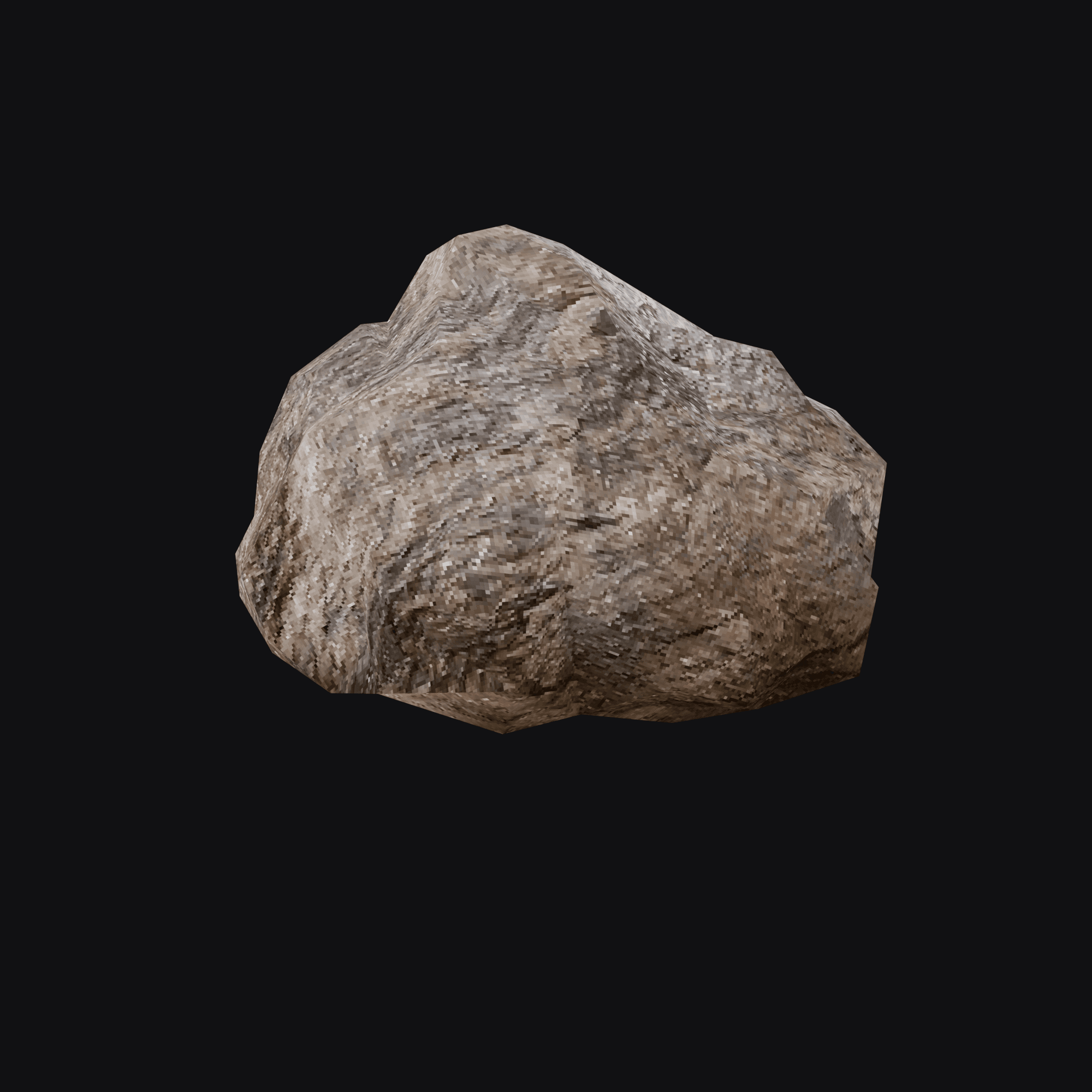 Boulder, free Blender 3D model render