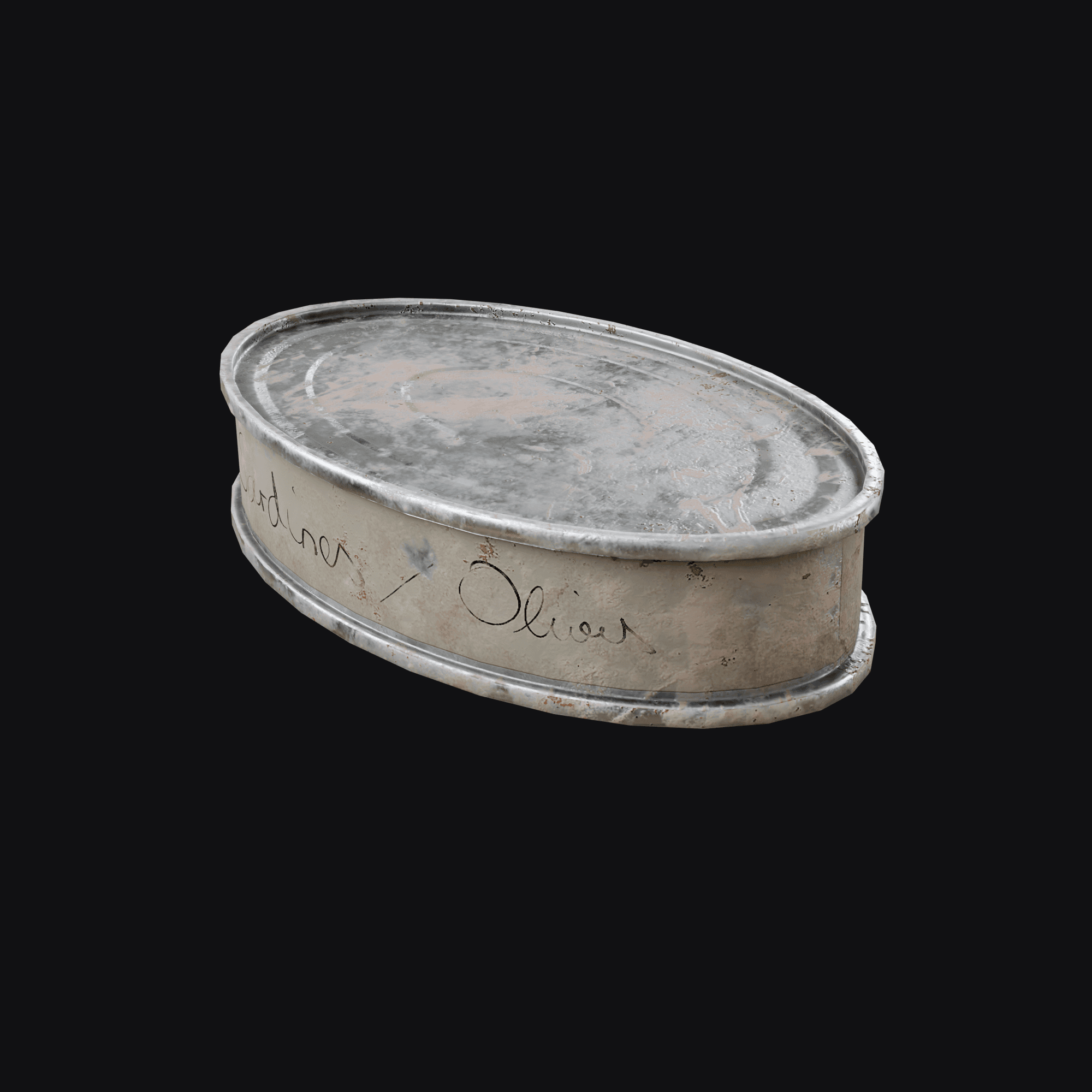 Can C, free Blender 3D model render