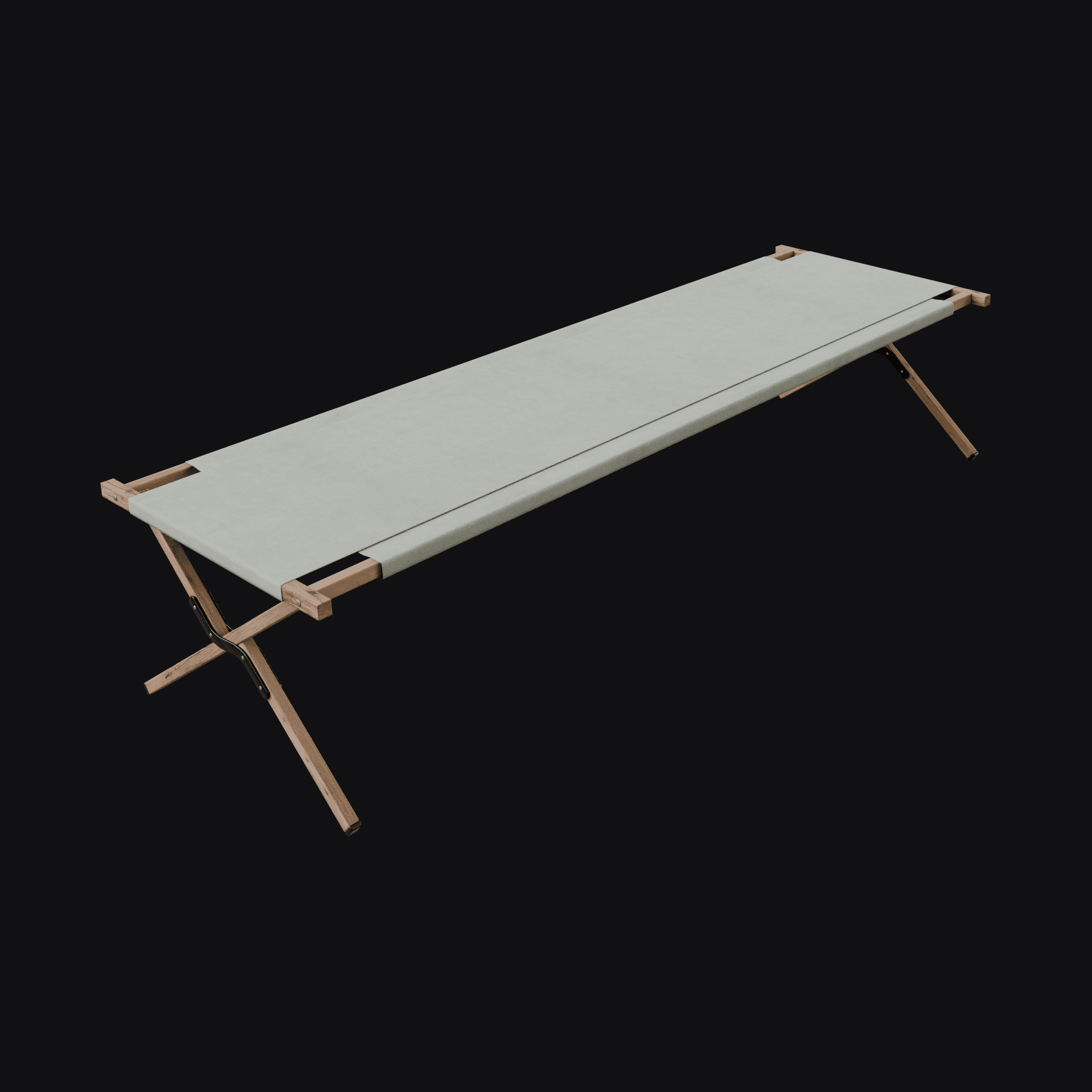 Cot, free Blender 3D model render