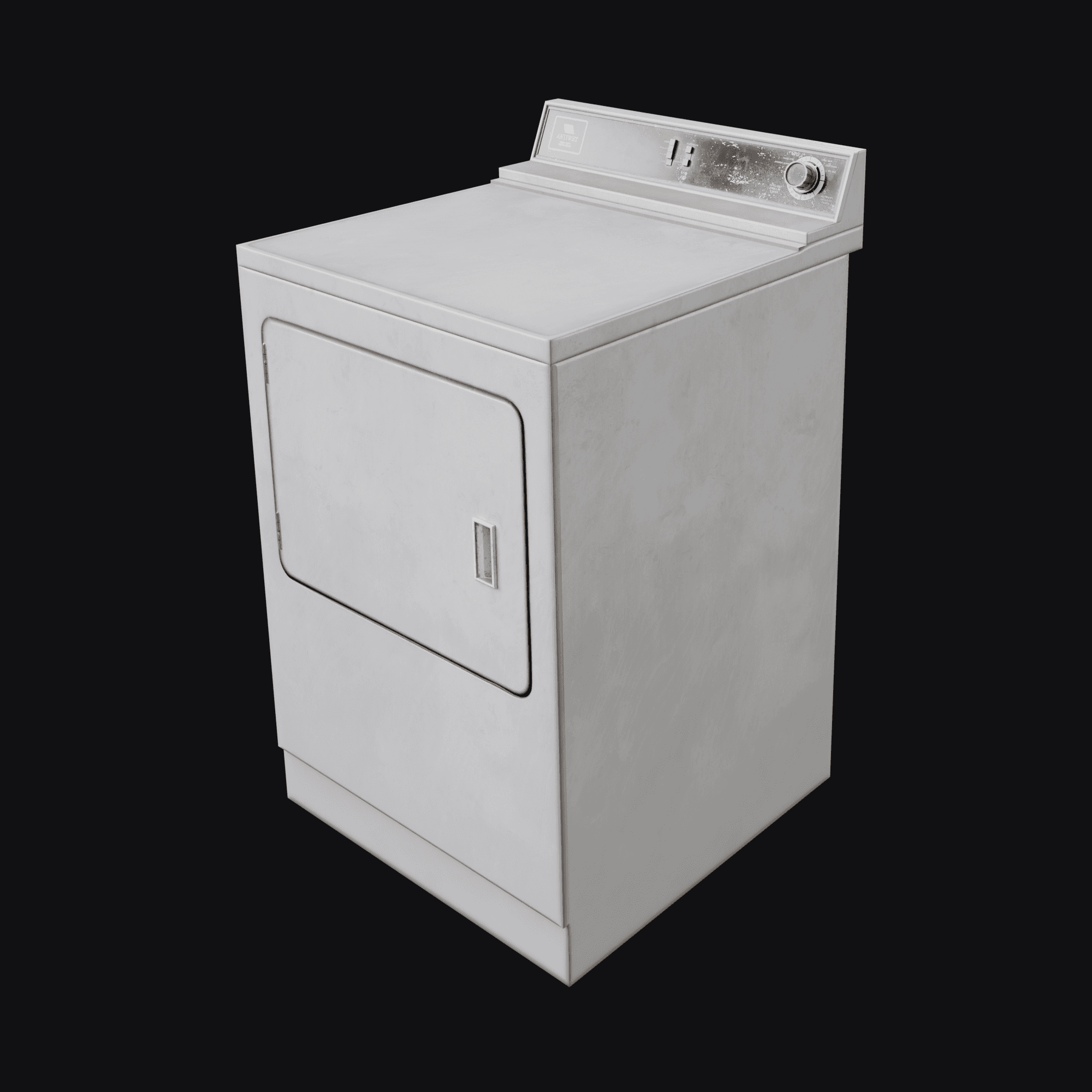 Dryer, free Blender 3D model render