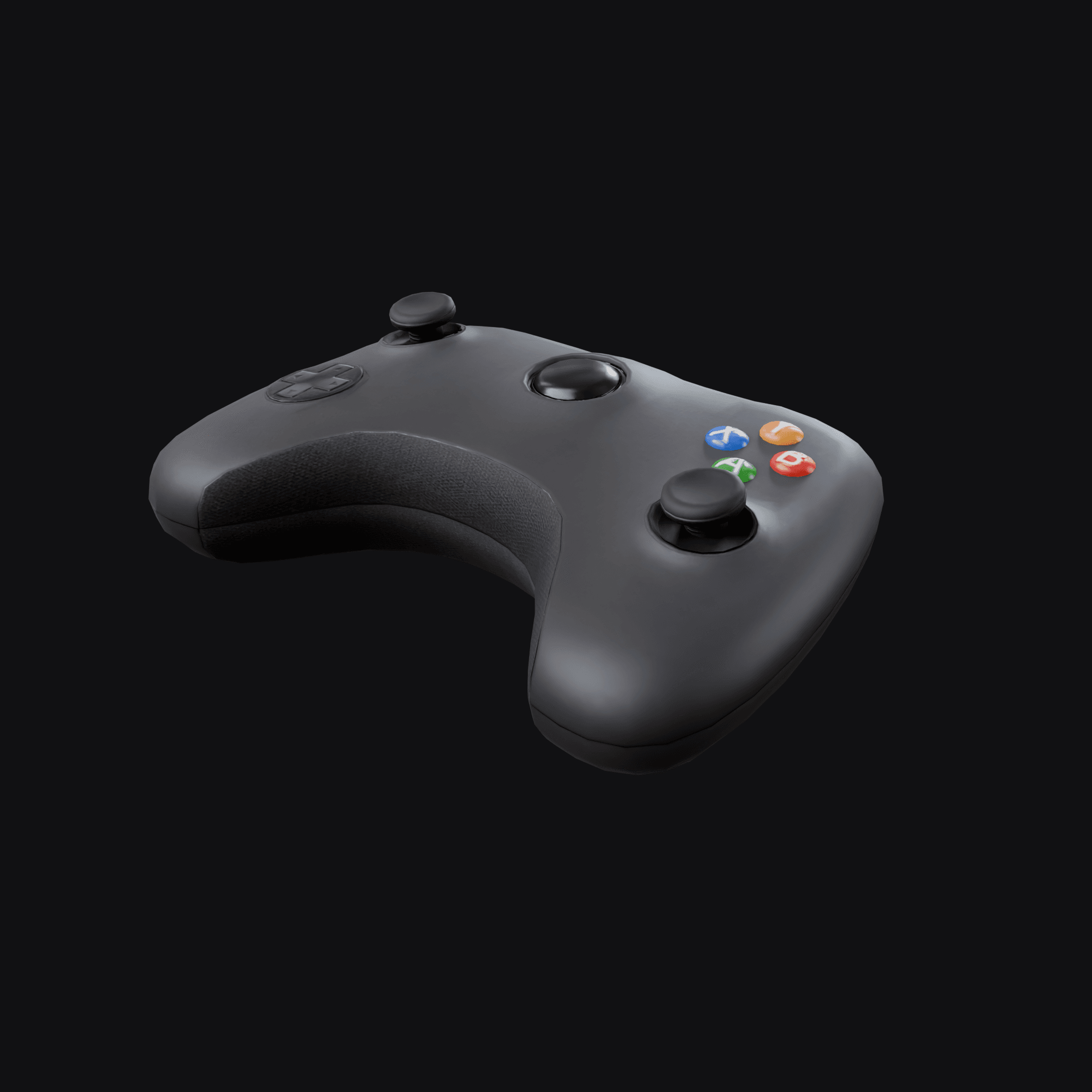 Gamepad, free Blender 3D model render