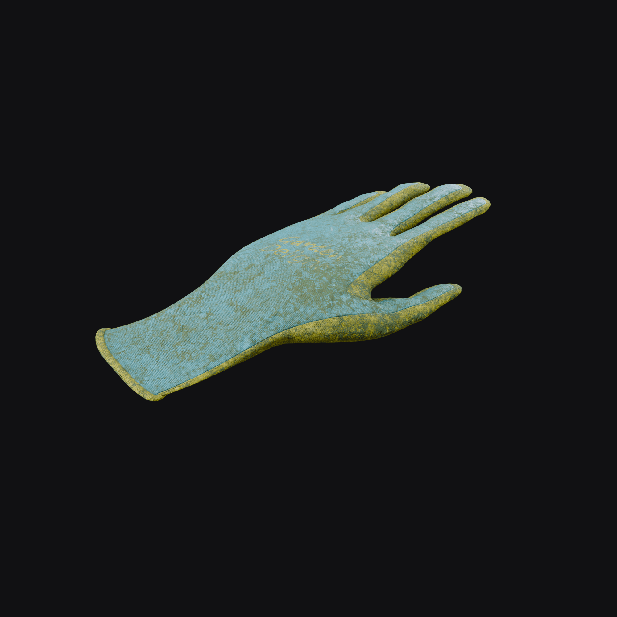 Garden Glove, free Blender 3D model render