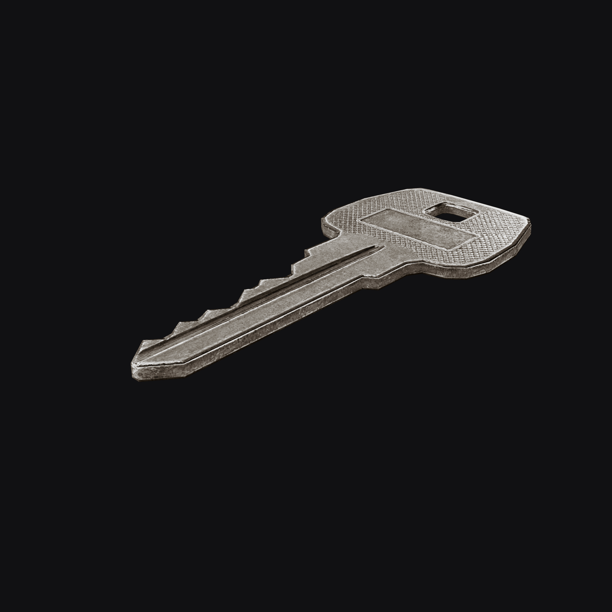 Key, free Blender 3D model render