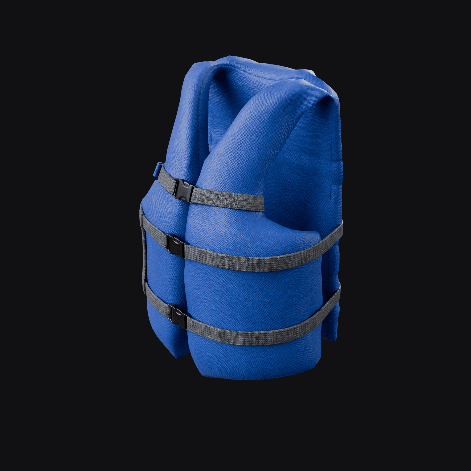 Life Jacket, free Blender 3D model render