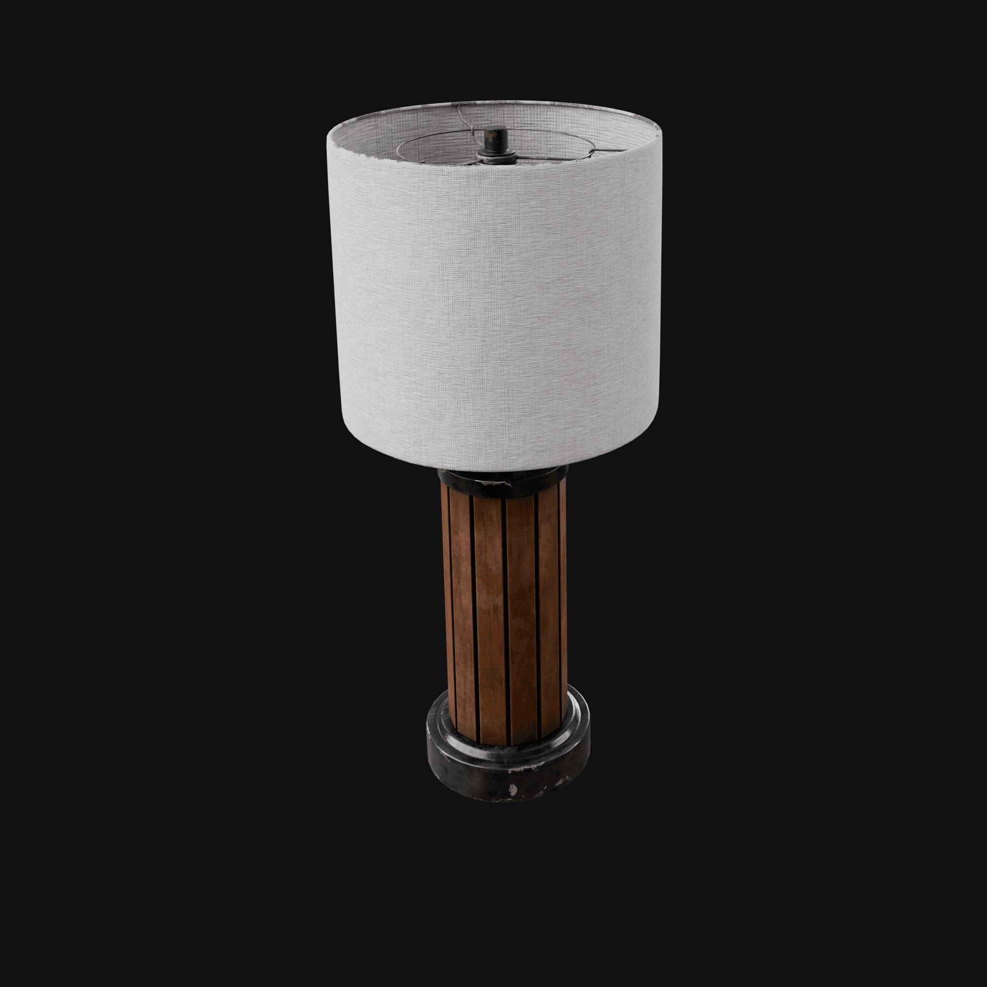 Motel Lamp, free Blender 3D model render