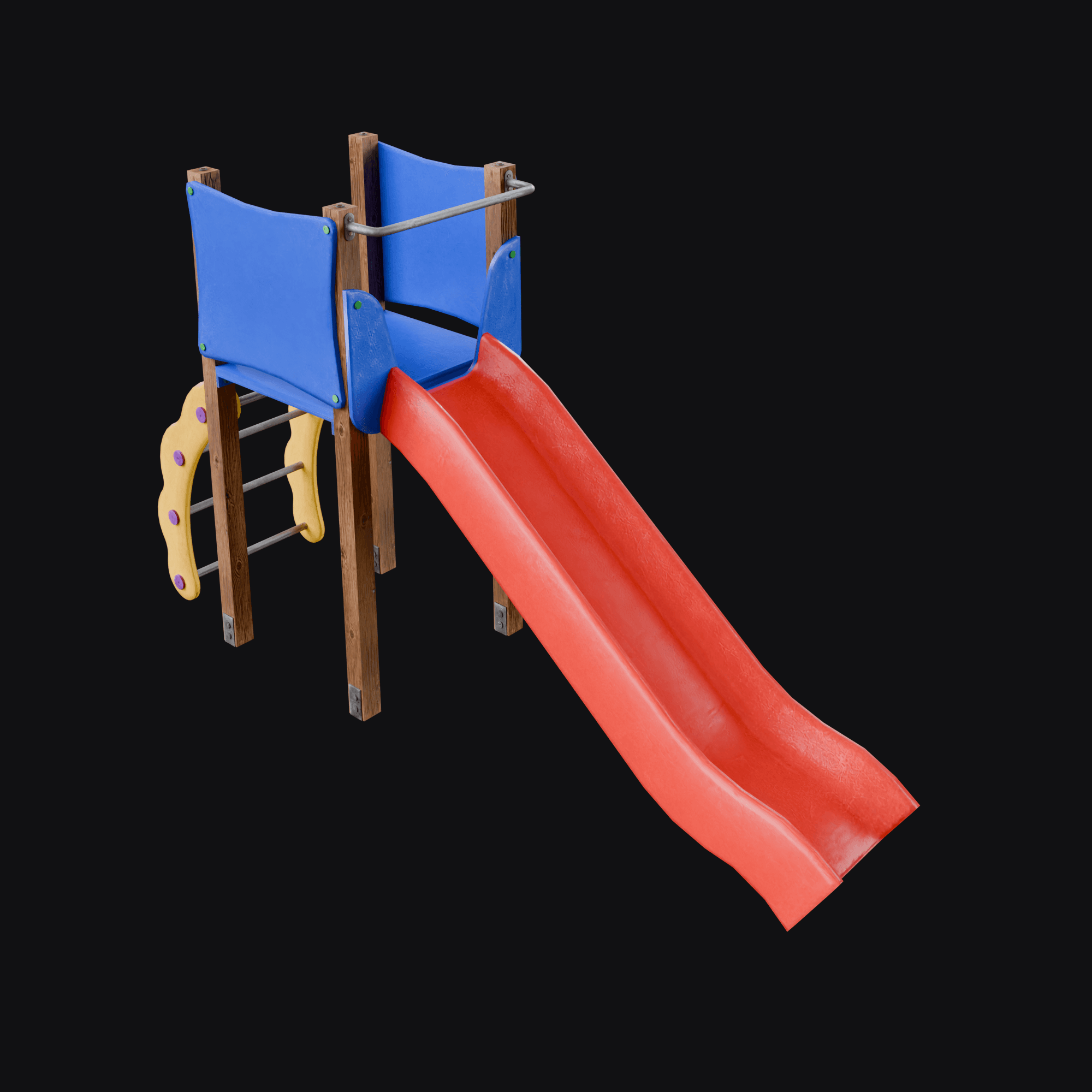 Play Structure, free Blender 3D model render