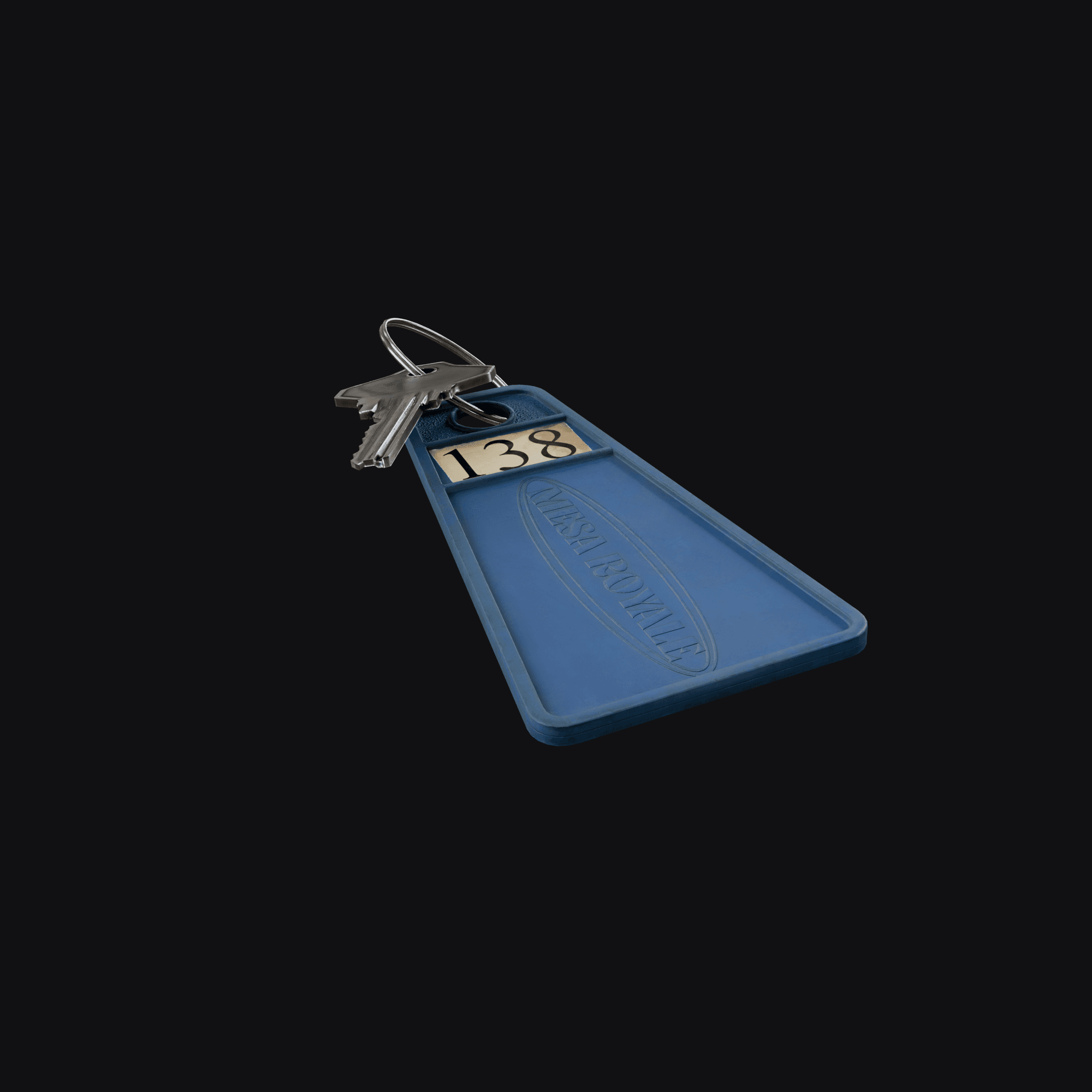 Room Key, free Blender 3D model render
