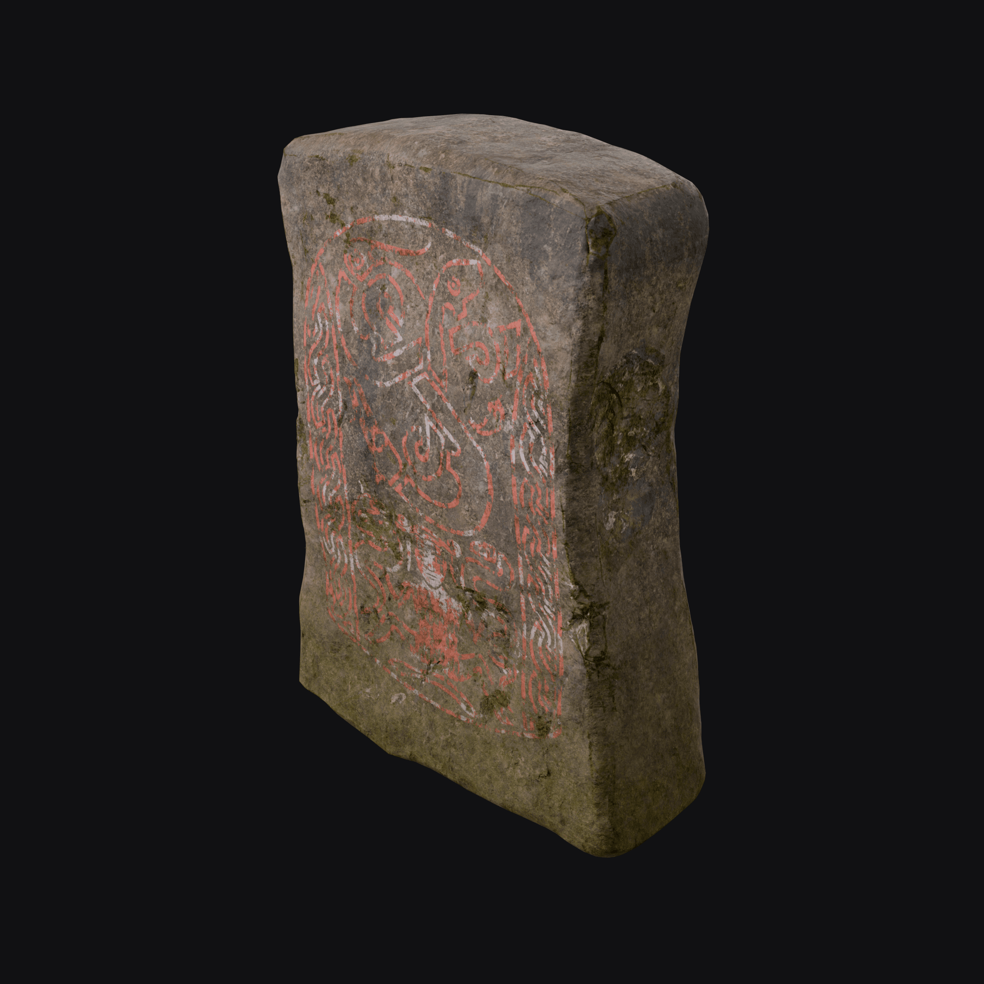 Rune C, free Blender 3D model render