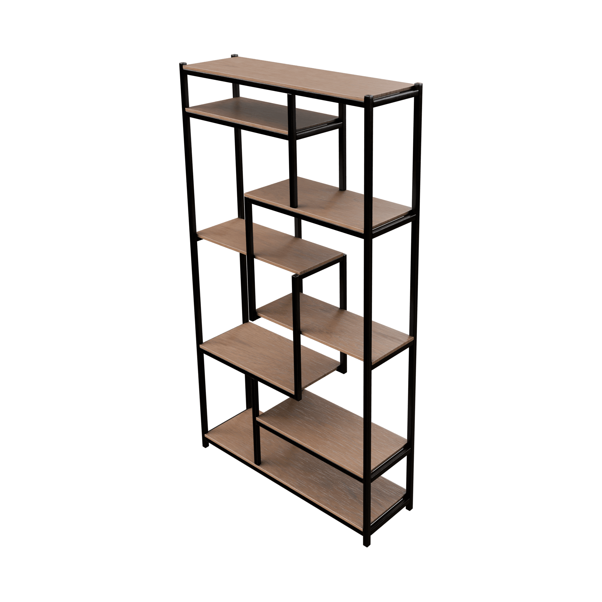 Scattered Wood Bookcase