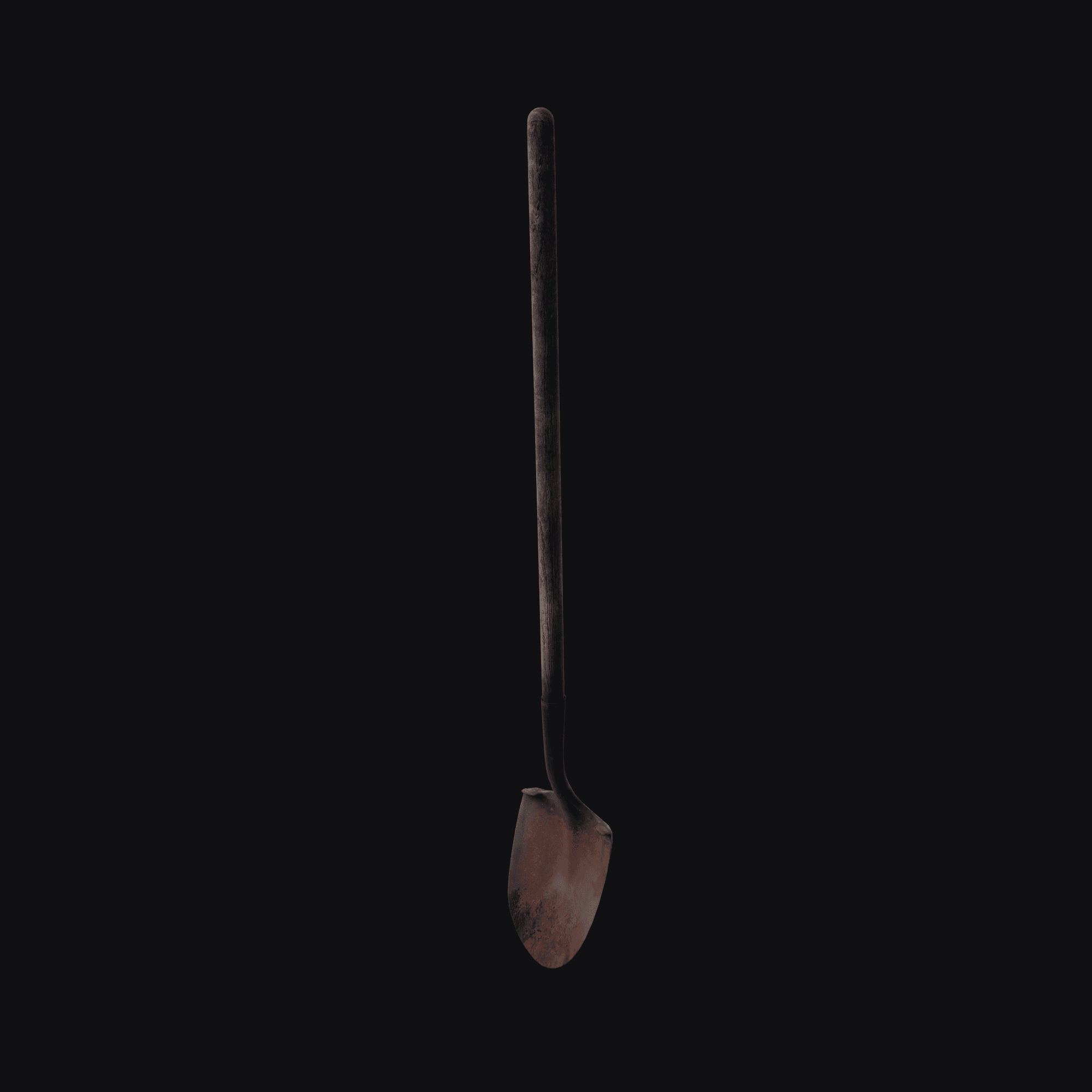 Shovel, free Blender 3D model render
