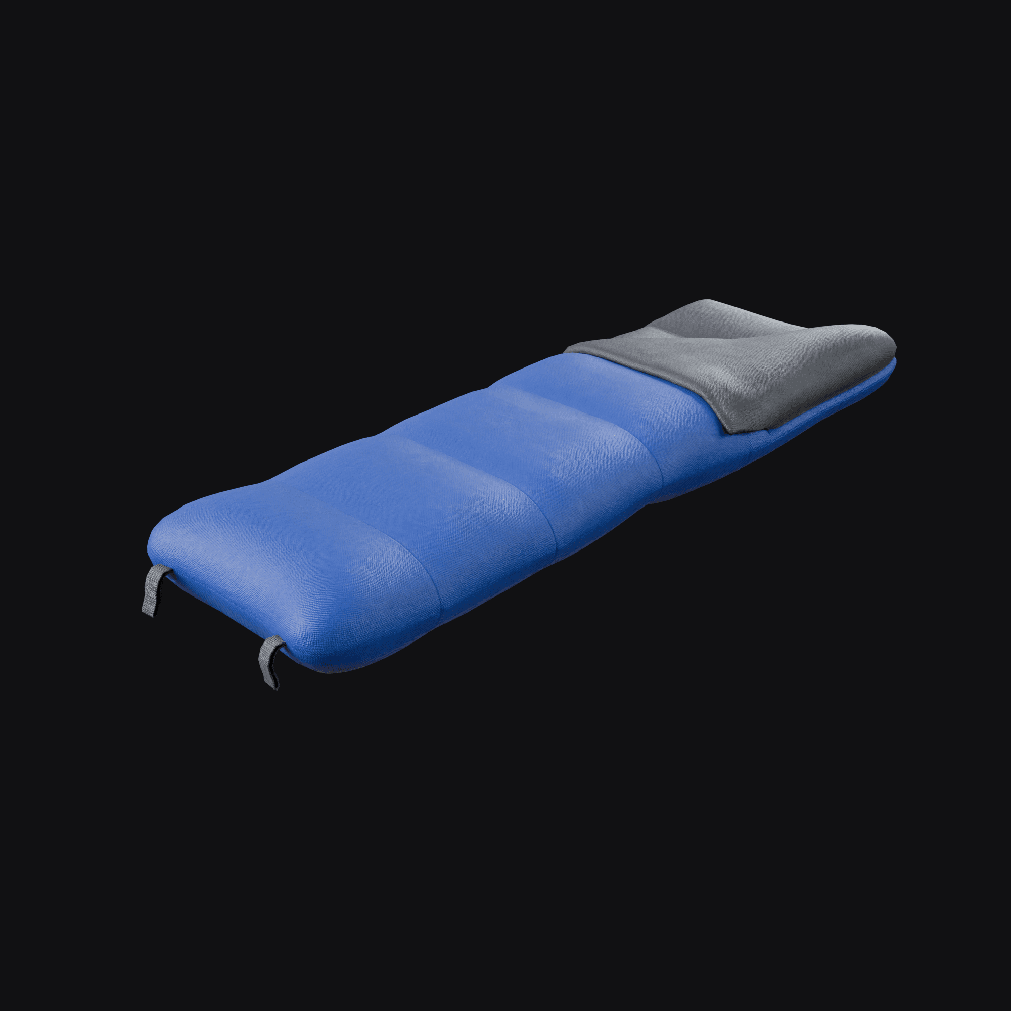 Sleeping Bag Open, free Blender 3D model render