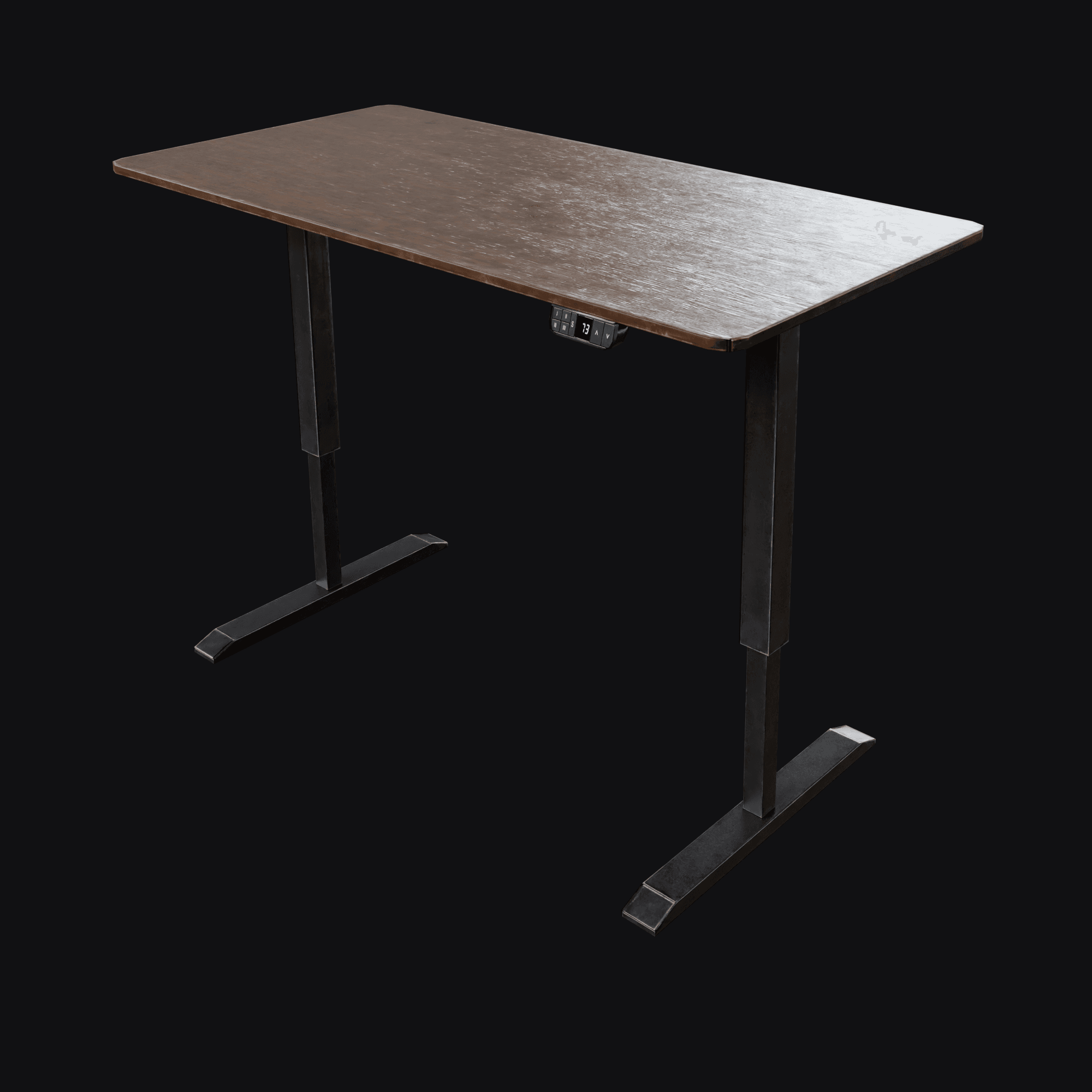 Standing Desk, free Blender 3D model render