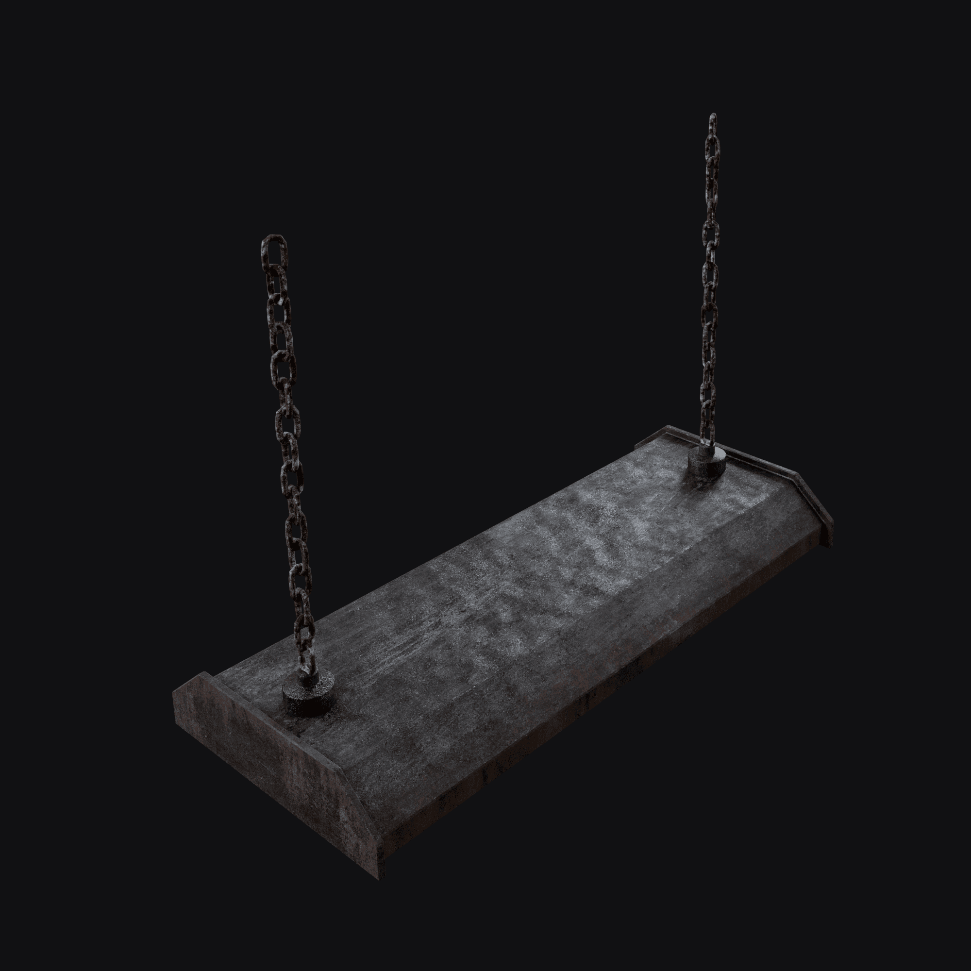 Suspension Light, free Blender 3D model render