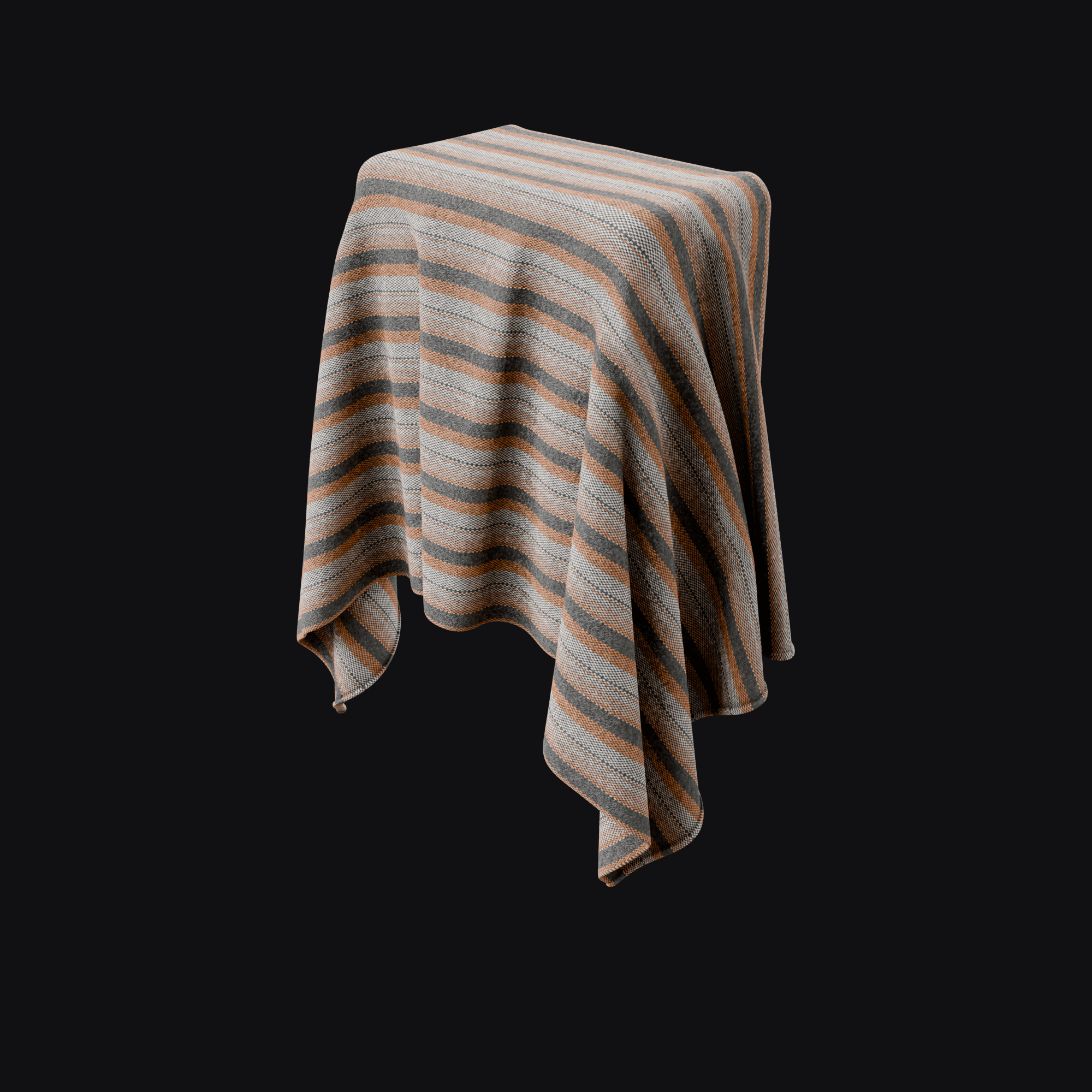 Towel A, free Blender 3D model render