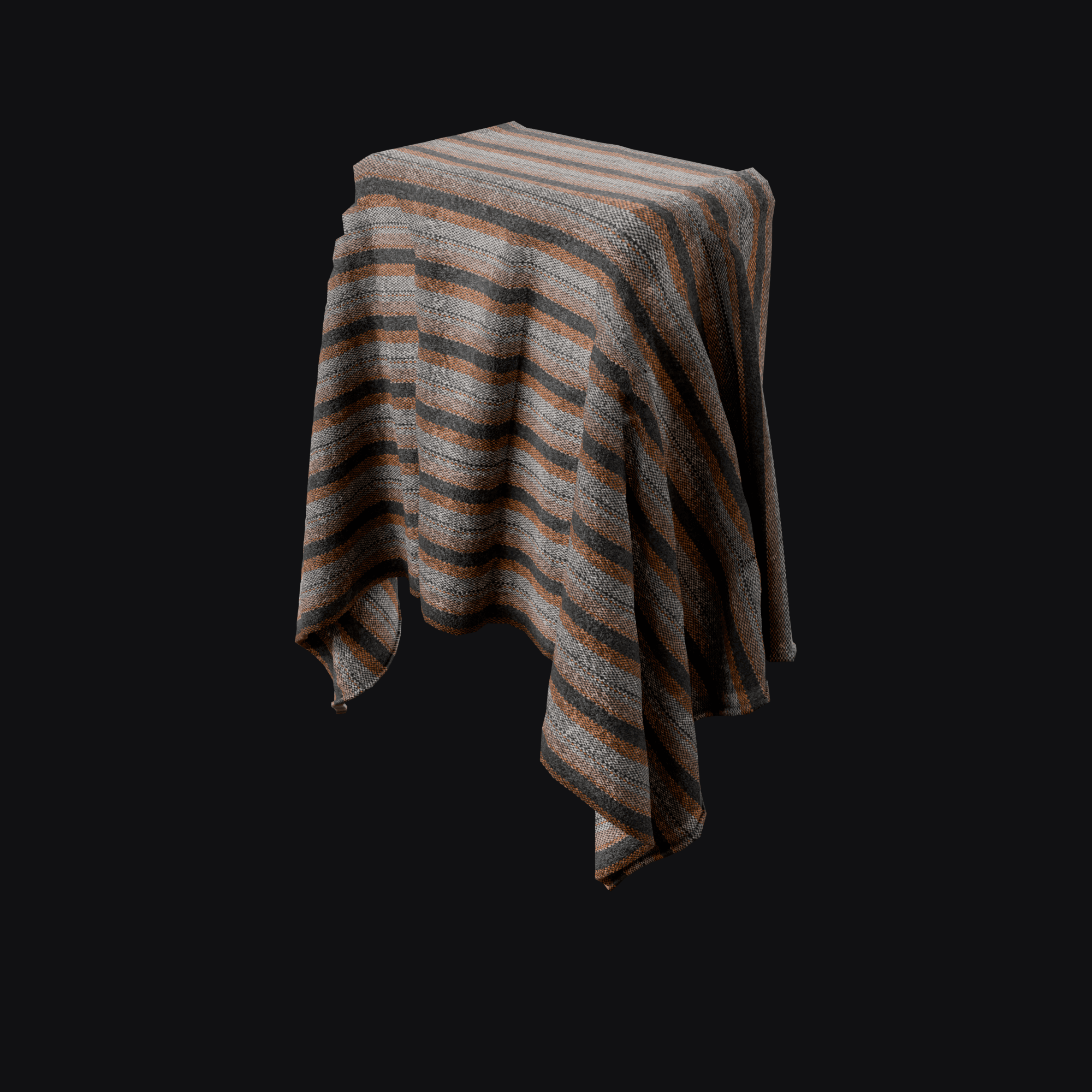 Towel B, free Blender 3D model render