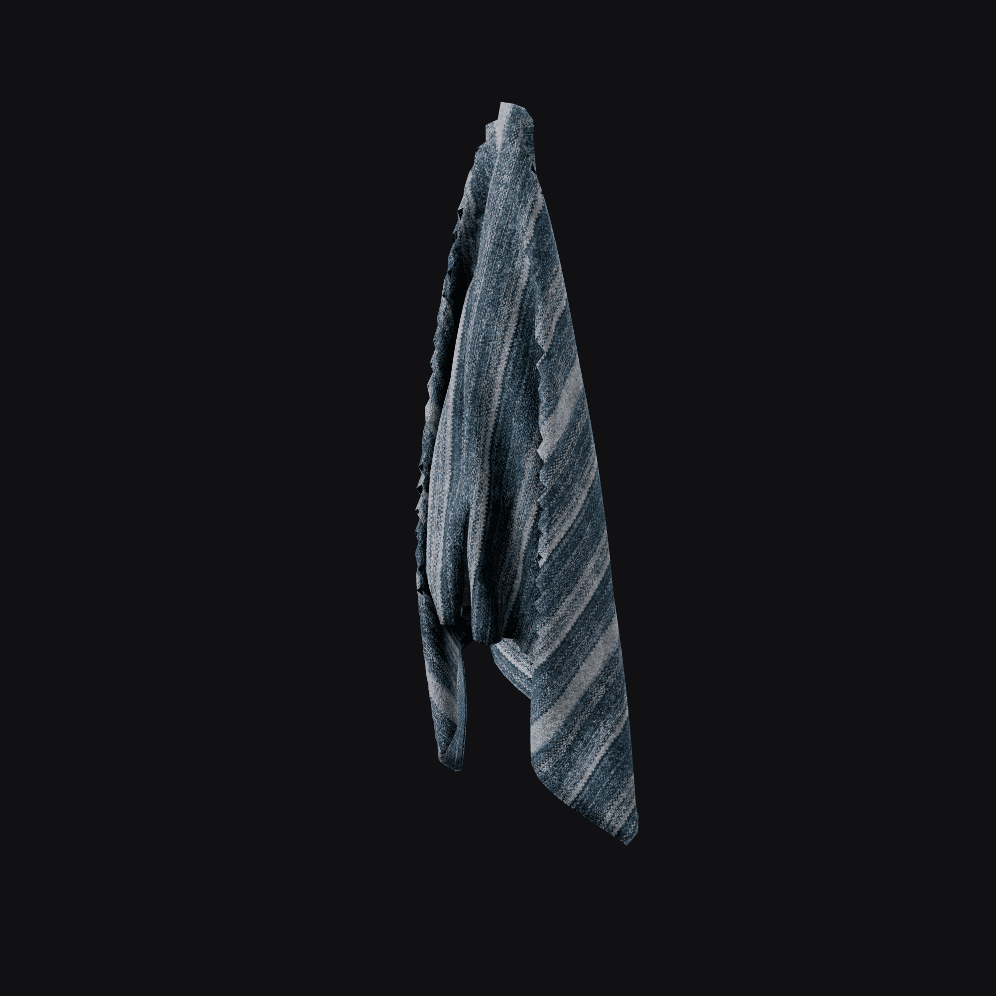 Towel D, free Blender 3D model render