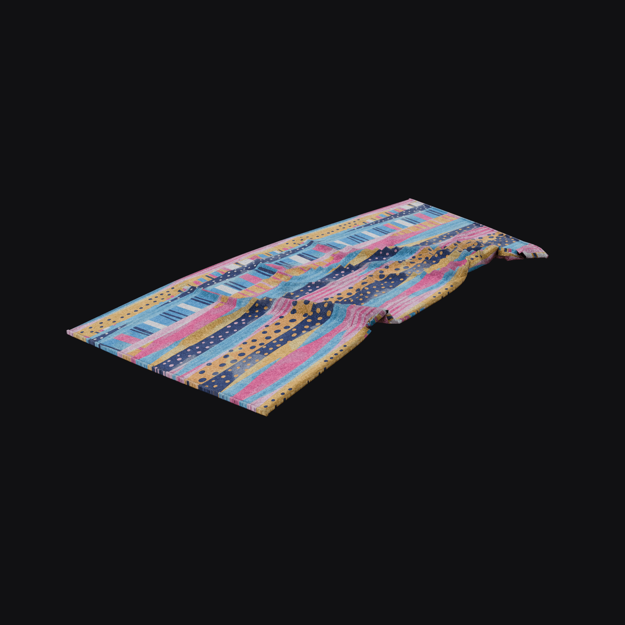 Towel G, free Blender 3D model render