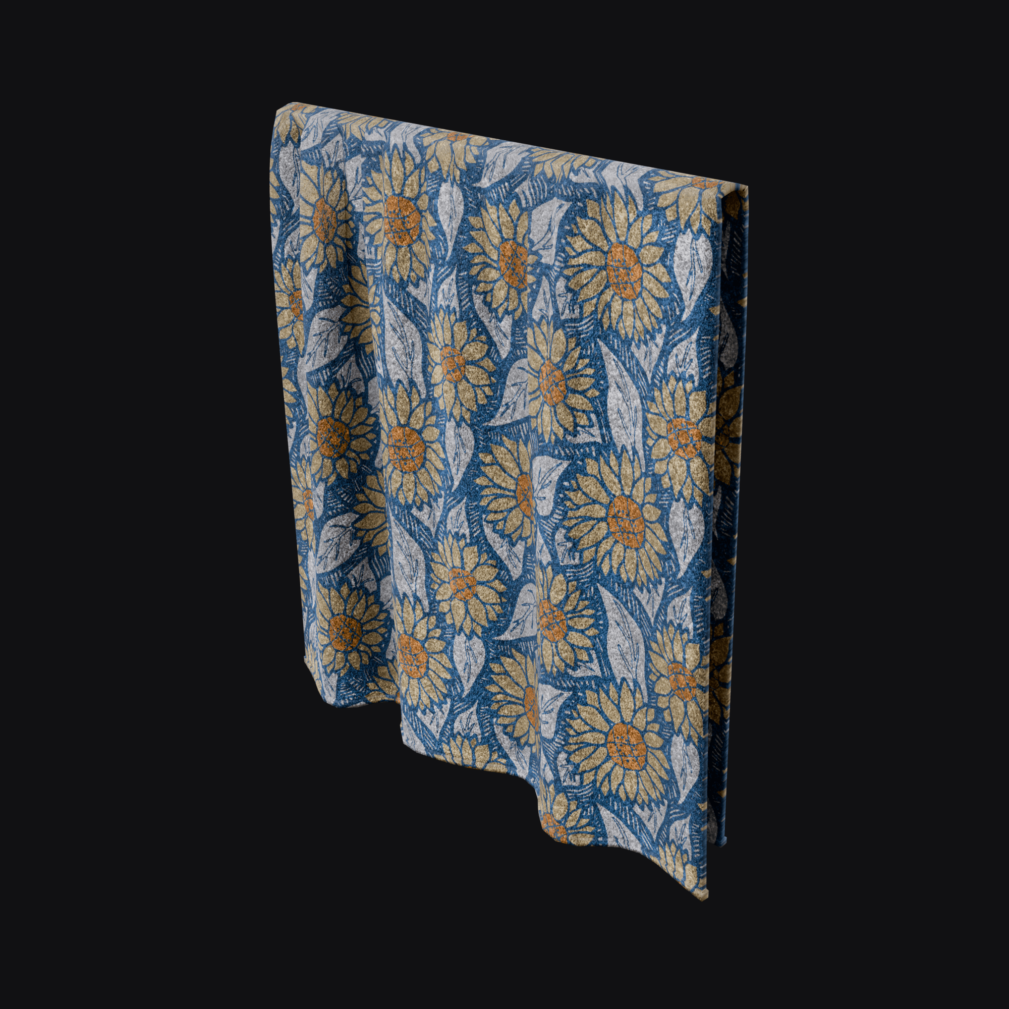 Towel, free Blender 3D model render