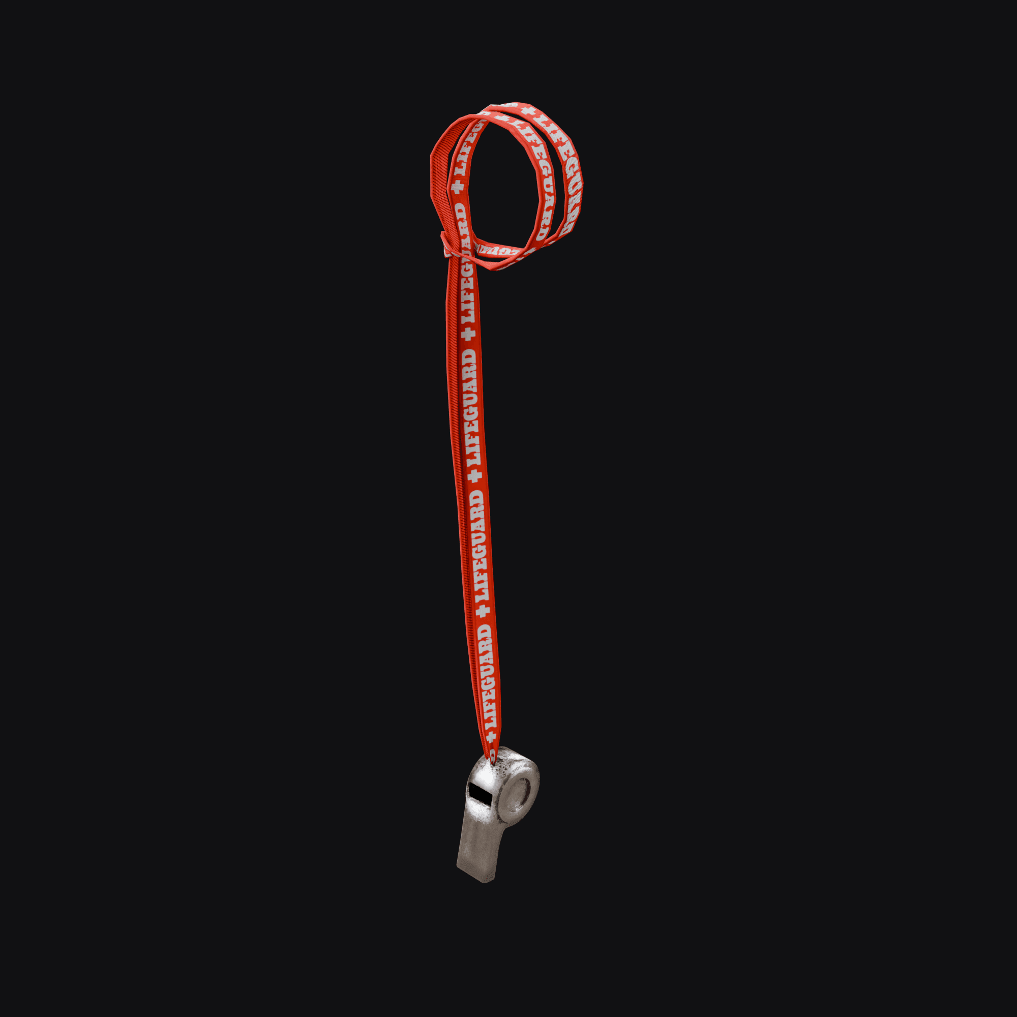Whistle, free Blender 3D model render