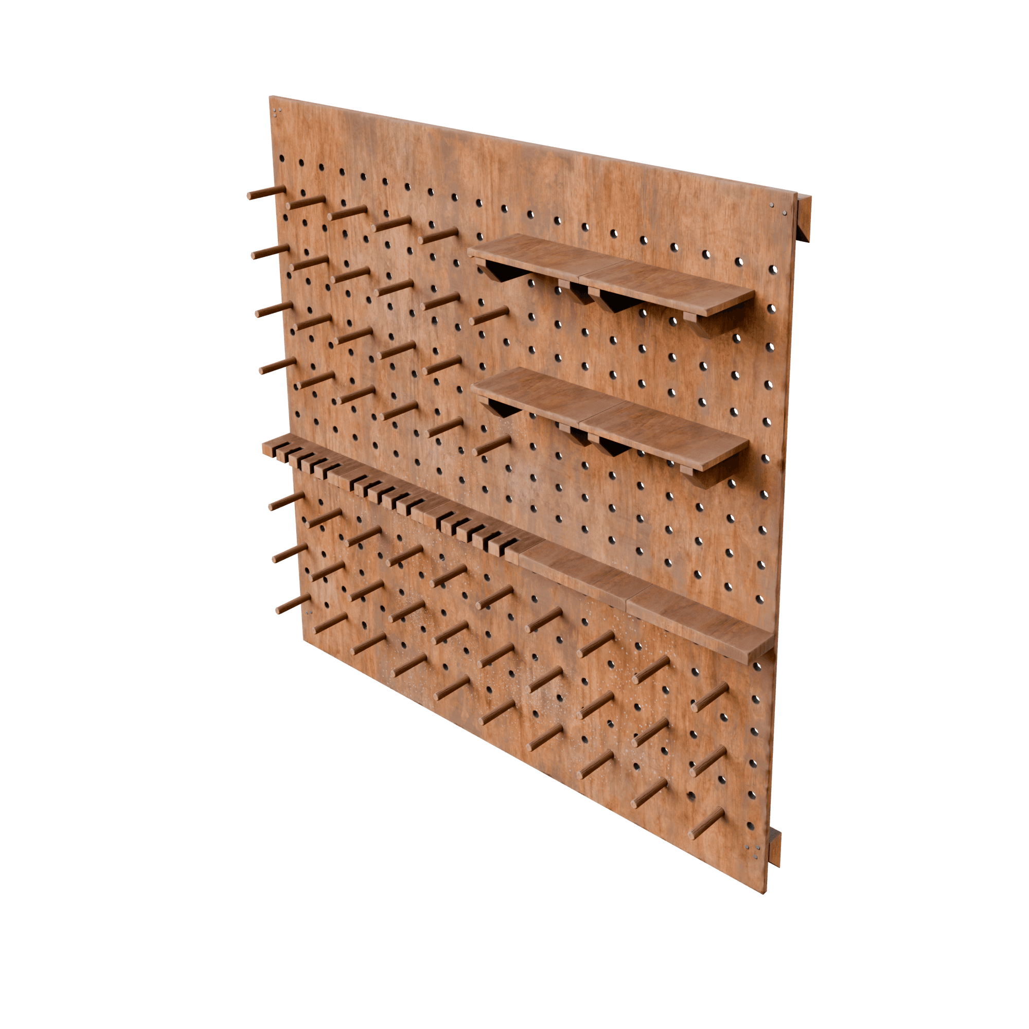 Wood Pegboard