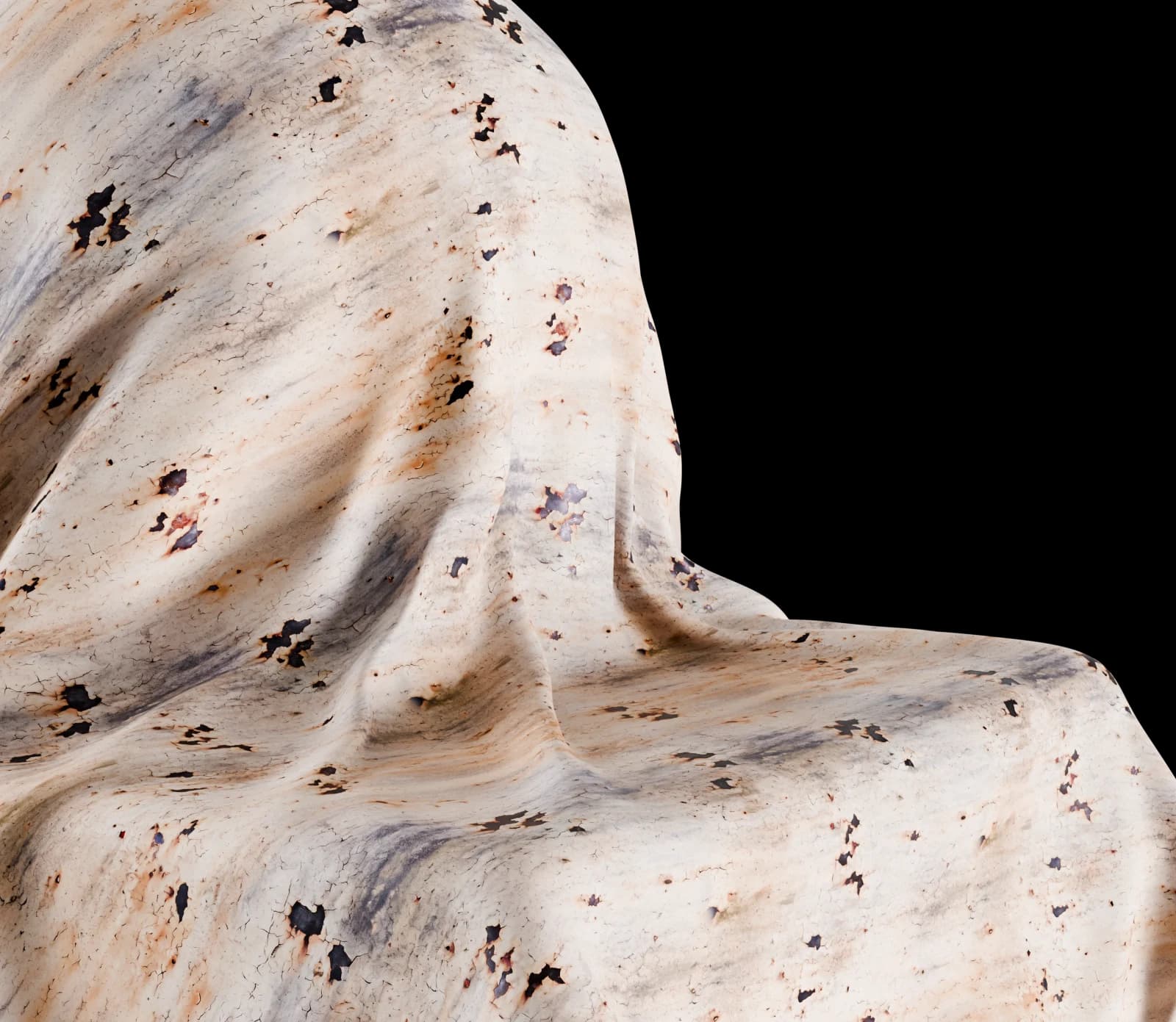 Aged cream-painted iron 02 render 3 of 5