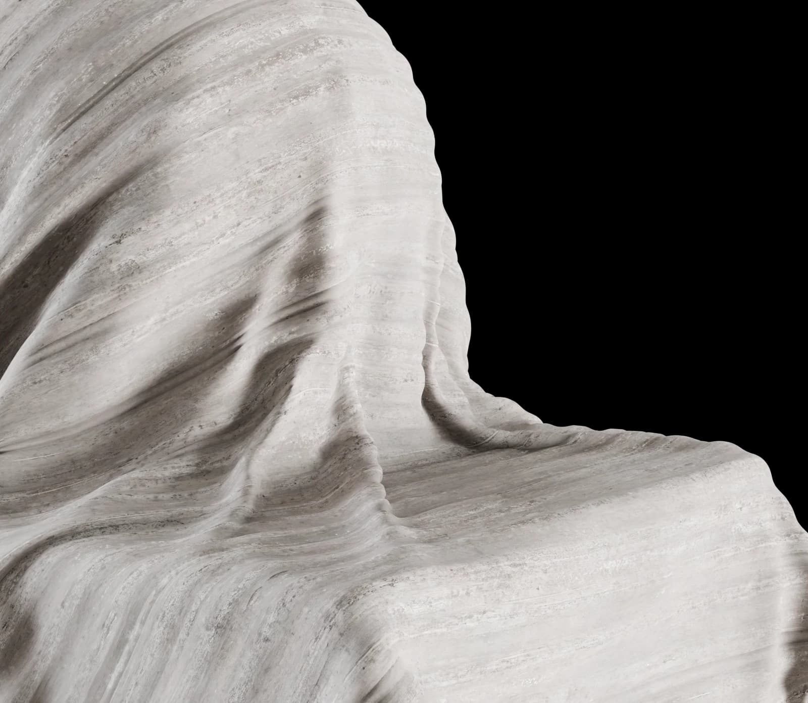 Aged grey corrugated mineral sheet 02 render 3 of 5
