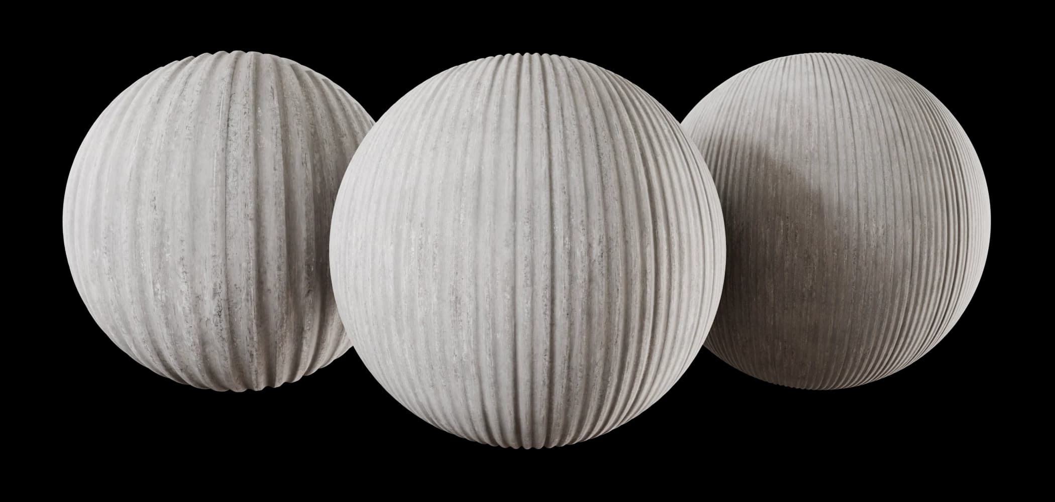 Aged grey corrugated mineral sheet 02 render 1 of 5