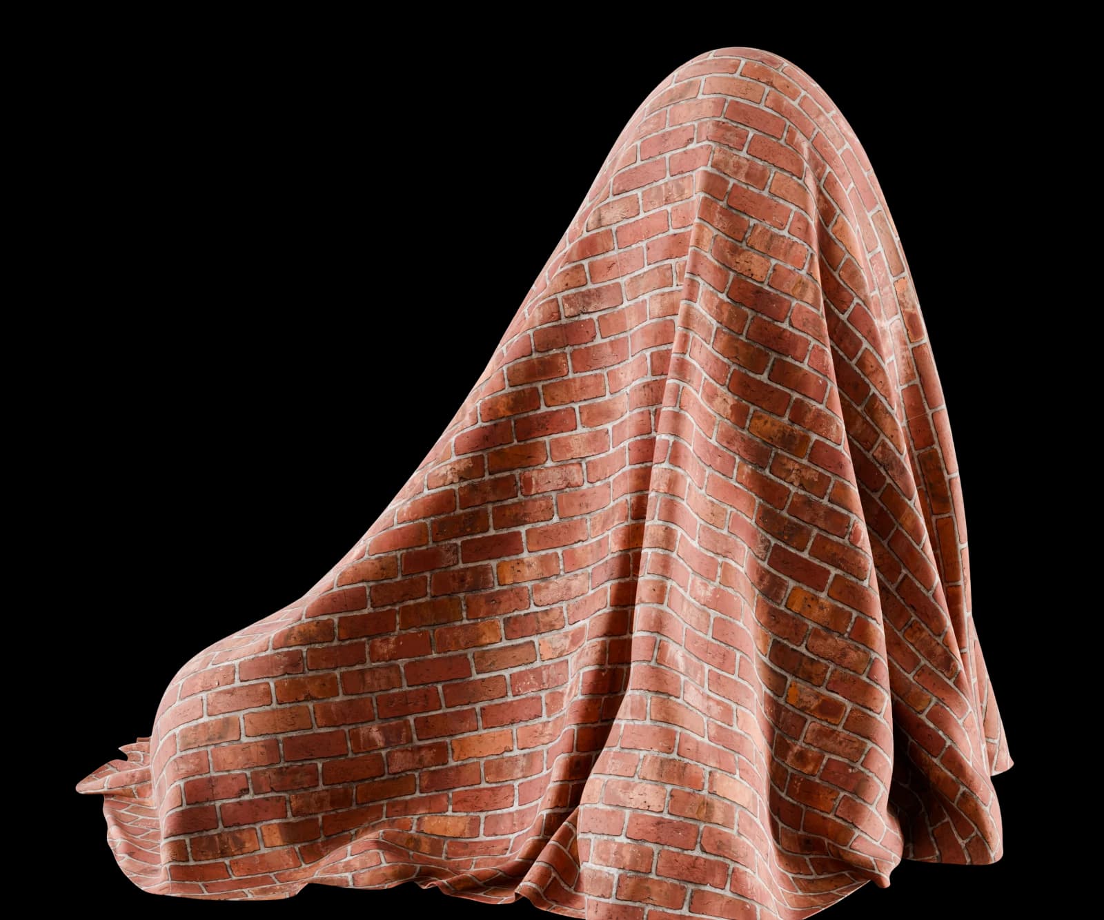 Aged red brick with pale mortar 01 render 4 of 5
