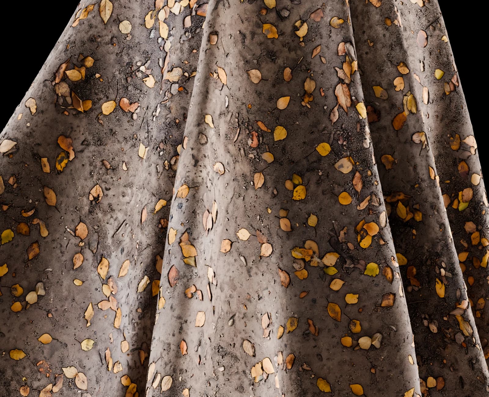 Autumn leaf litter over compacted earth 01 render 5 of 5