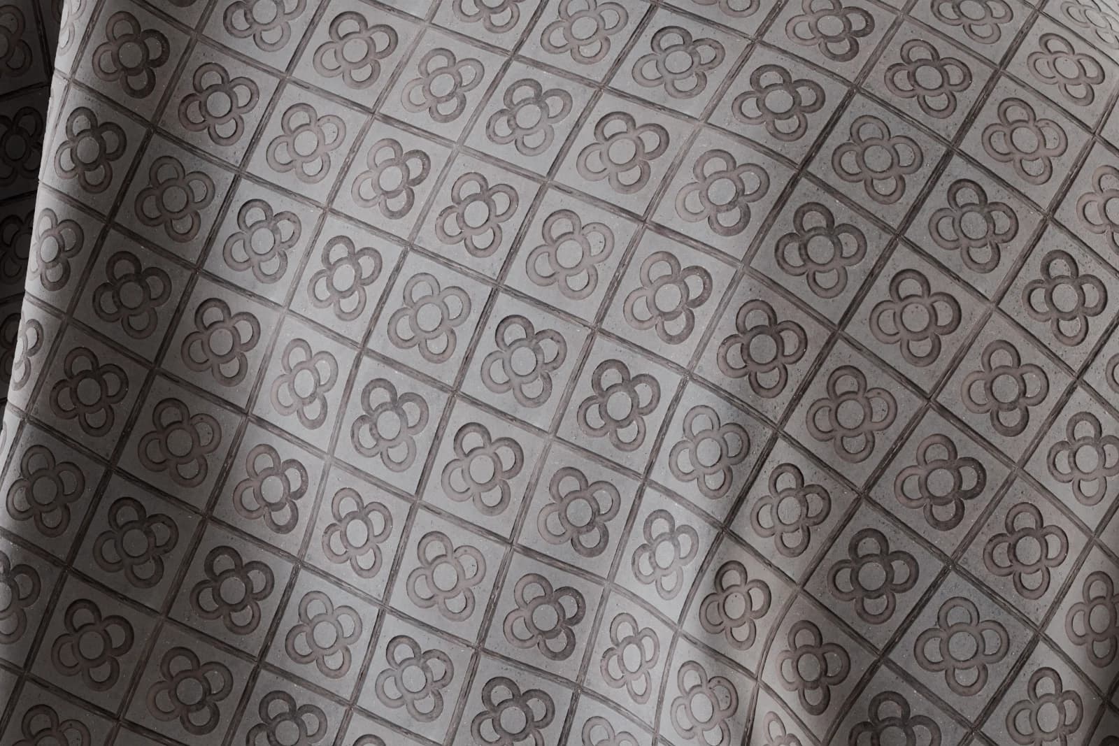 Barcelona Flower Pavers render 2 of 5