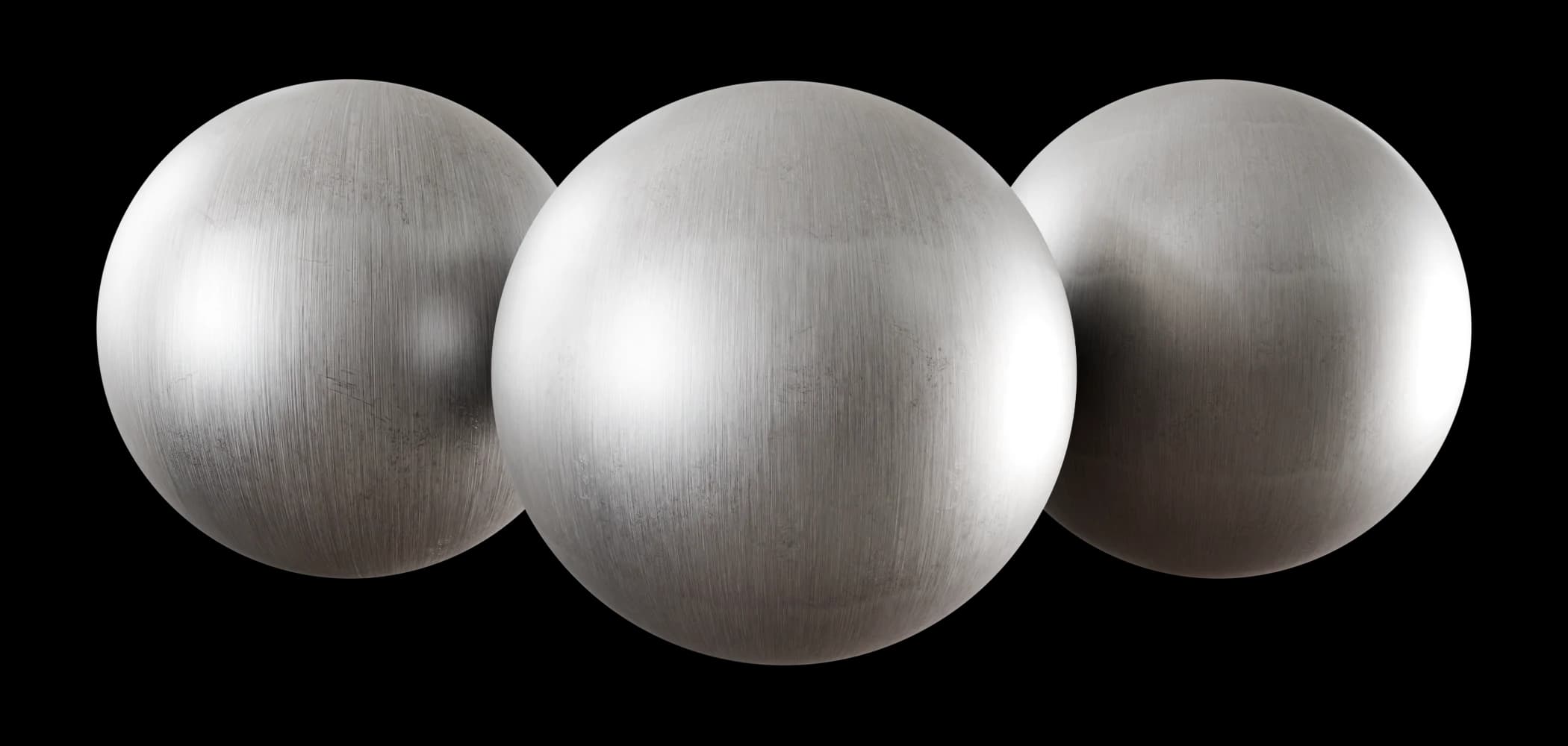 Brushed worn stainless steel 02 render 1 of 5