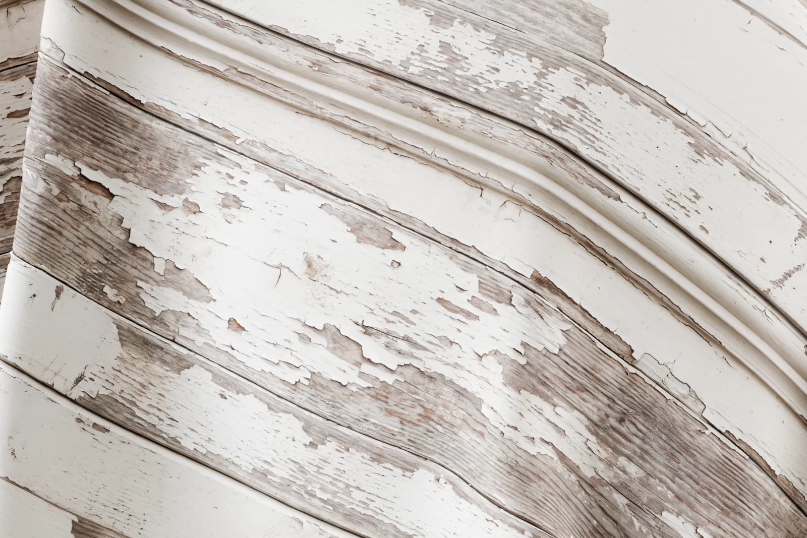 Chipped white-painted wood trim sheet 02 render 2 of 5