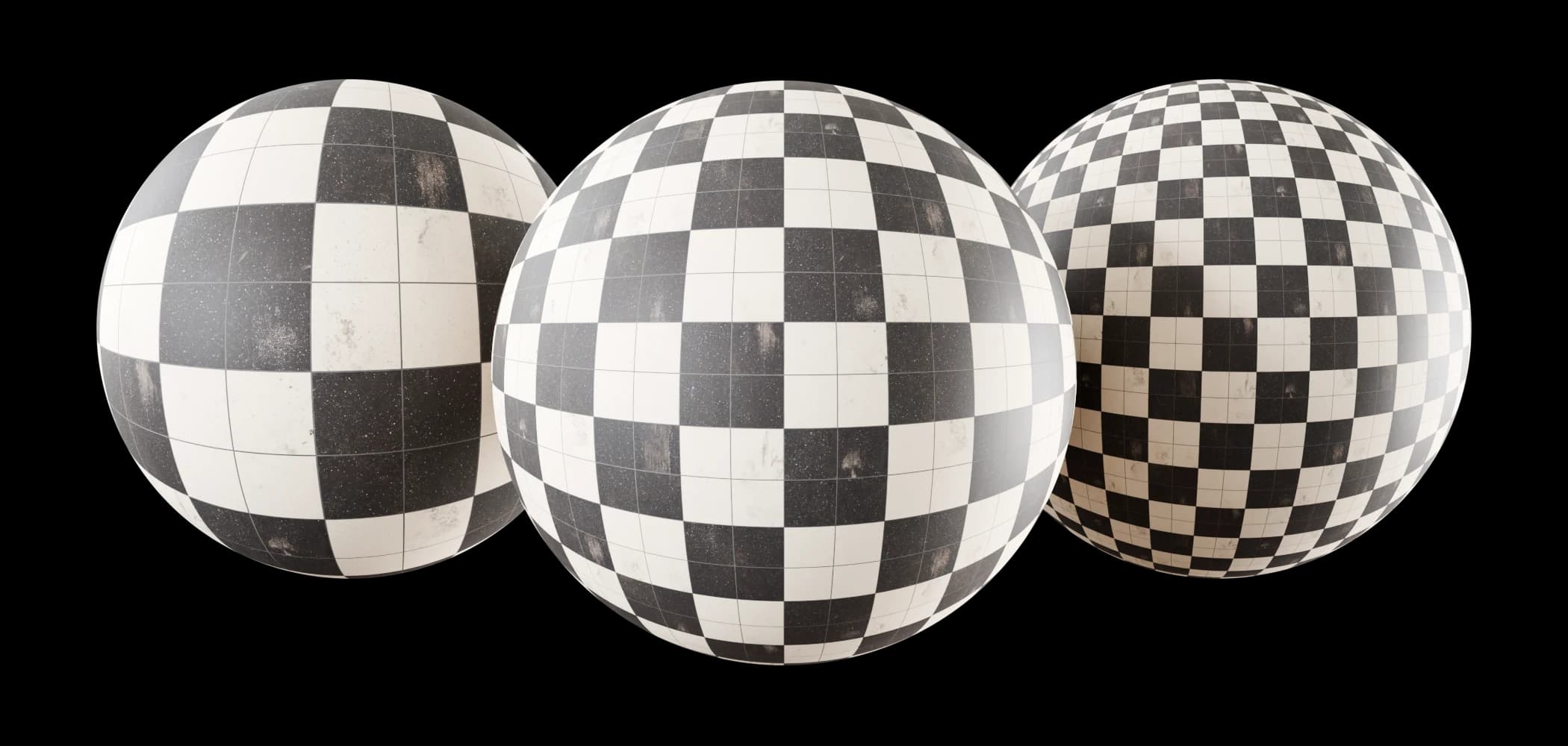 Cream and charcoal geometric floor tiles 02 render 1 of 5
