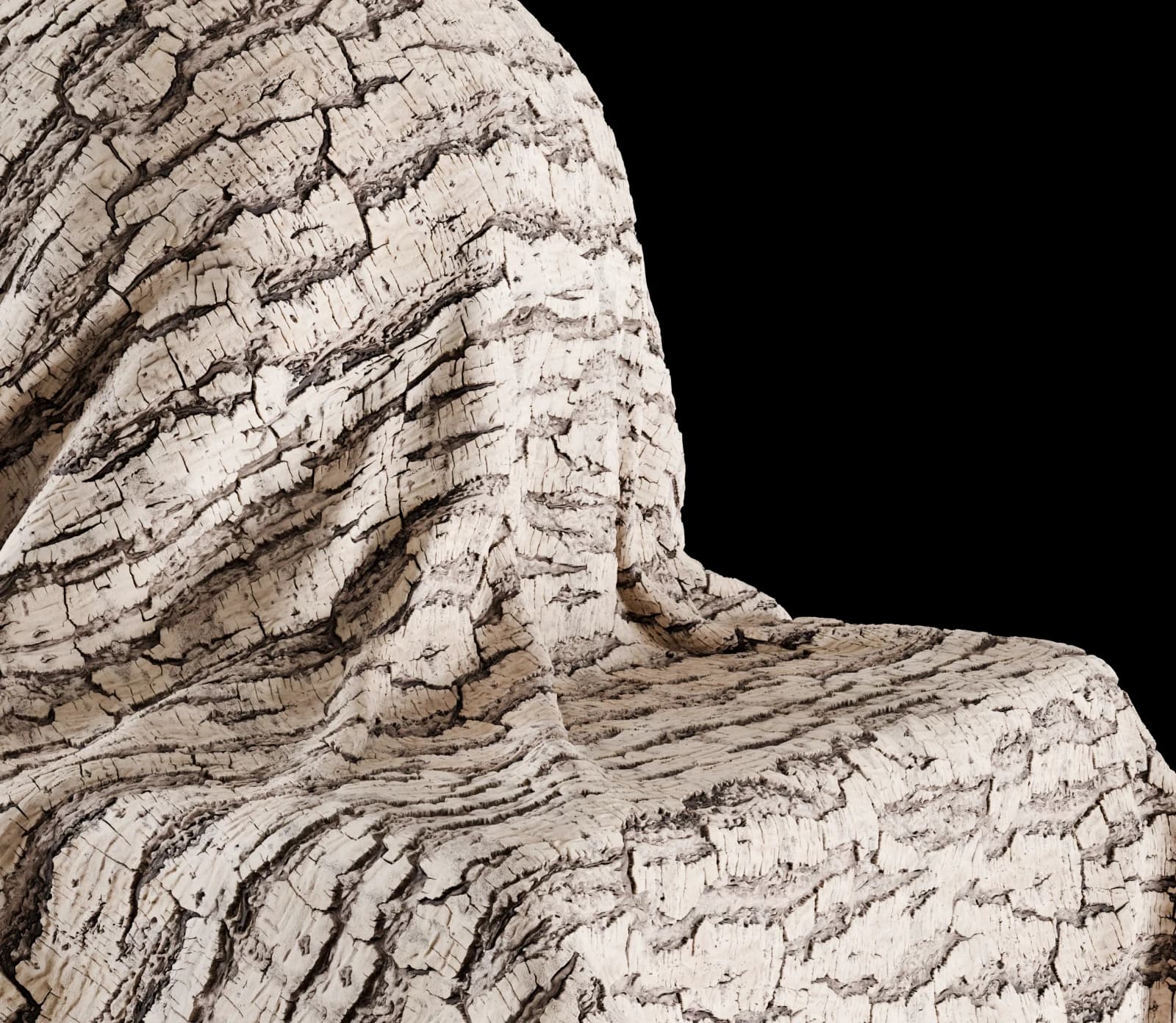 Deep fissured bark 02 render 3 of 5