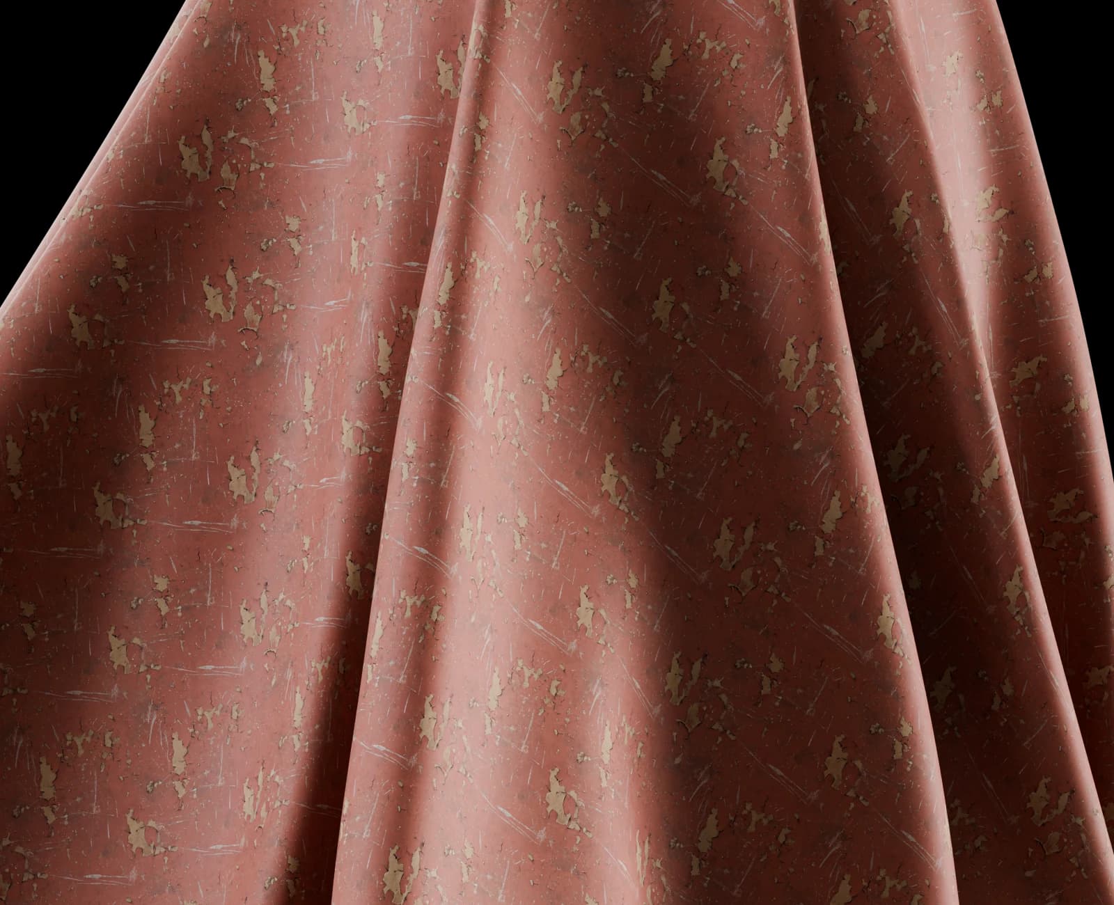 Faded dark-red door paint 02 render 5 of 5