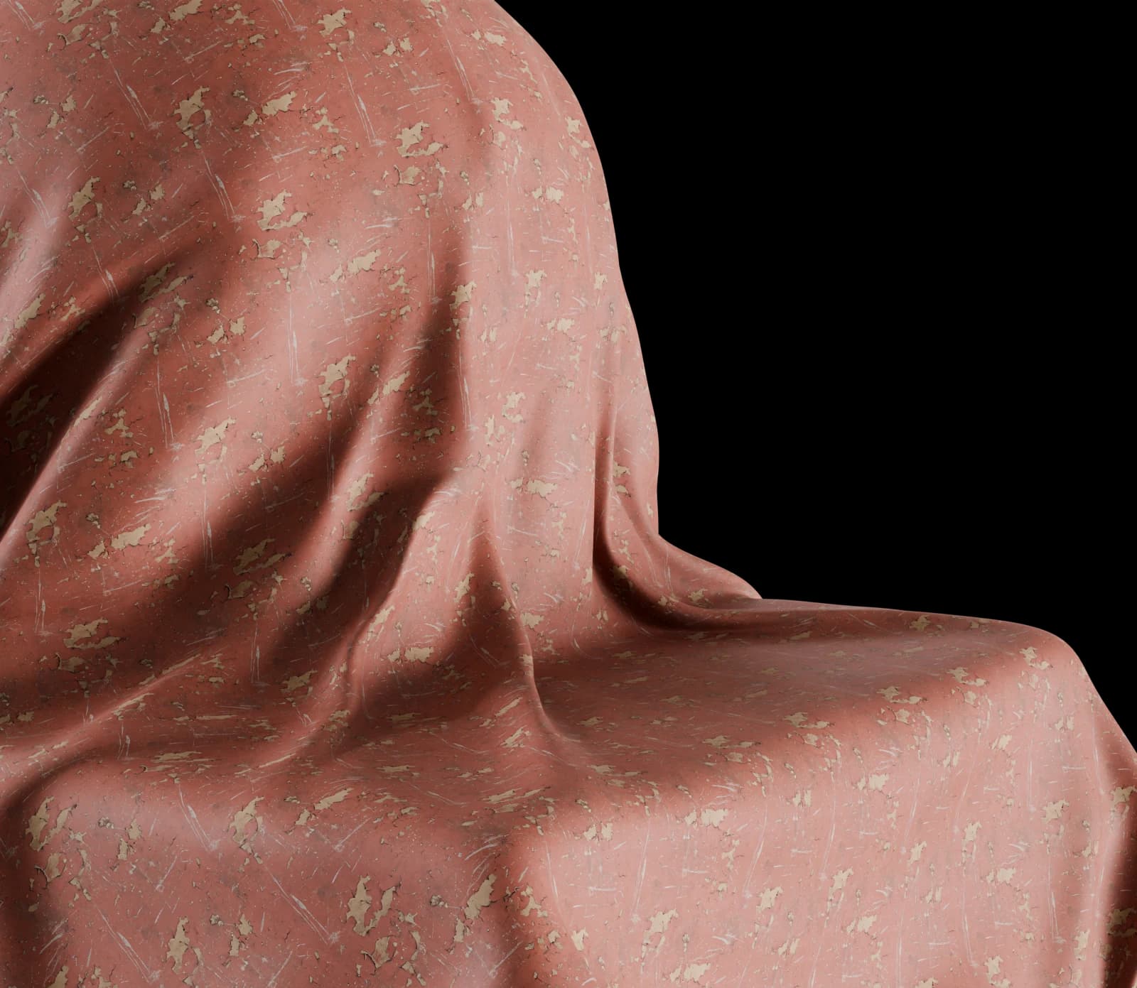 Faded dark-red door paint 02 render 3 of 5
