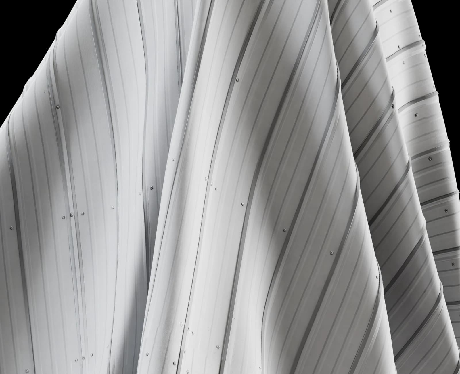 Grey ribbed metal siding 01 render 5 of 5