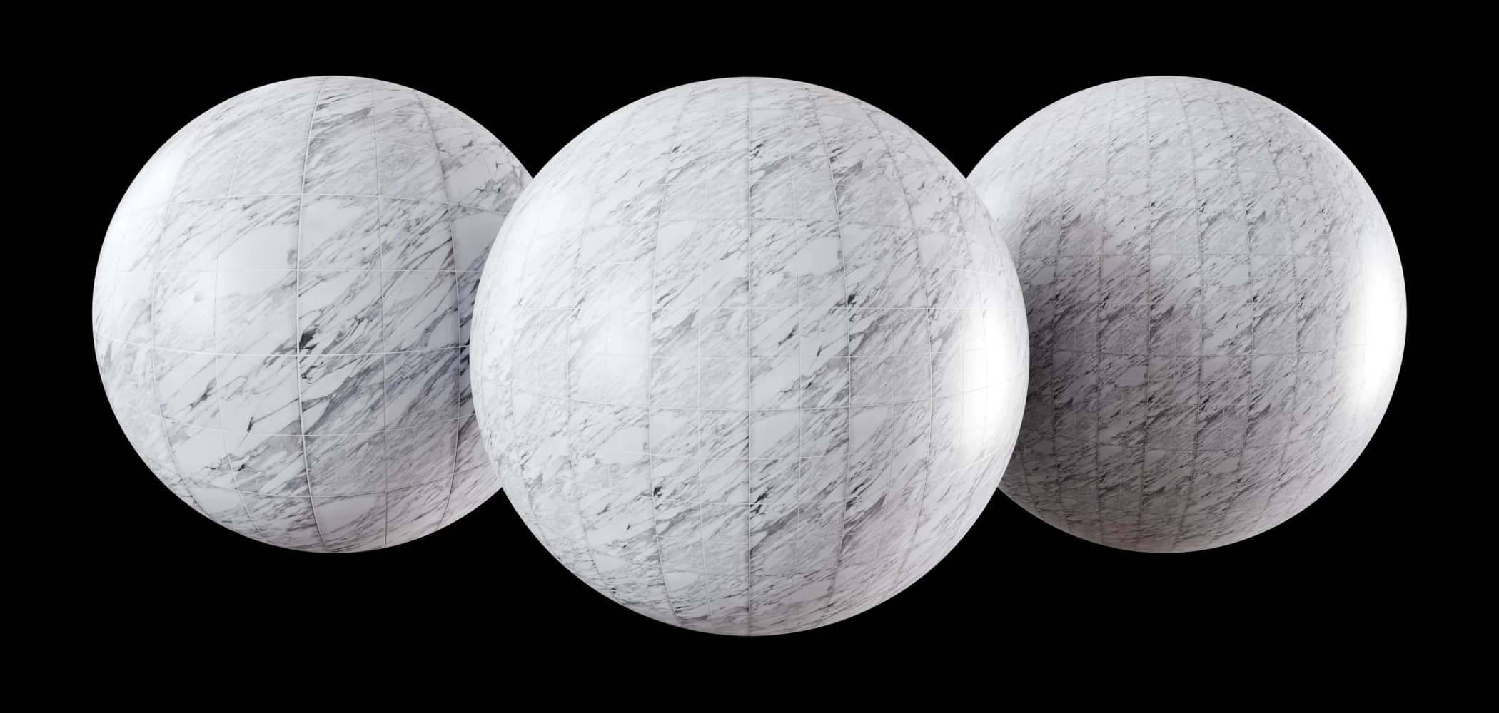 Grey veined marble tiles 01 render 1 of 5
