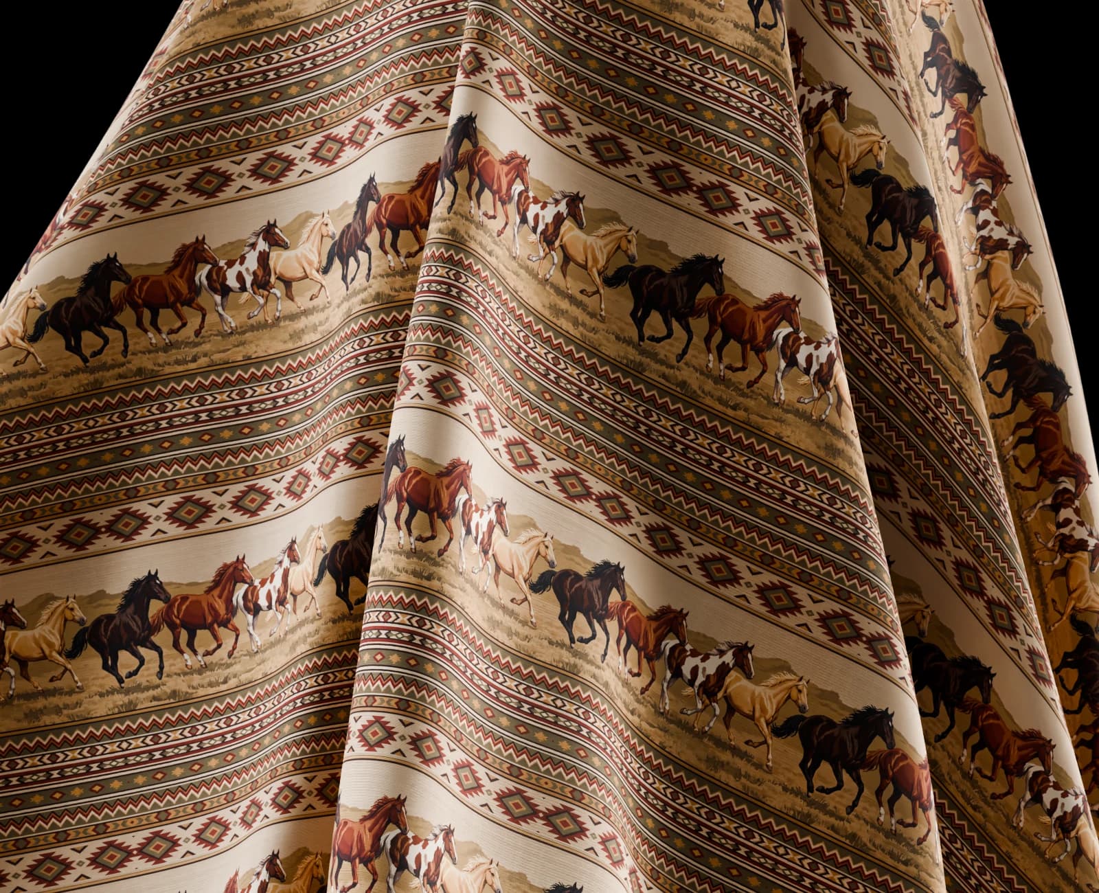Horse Tapestry Upholstery render 5 of 5