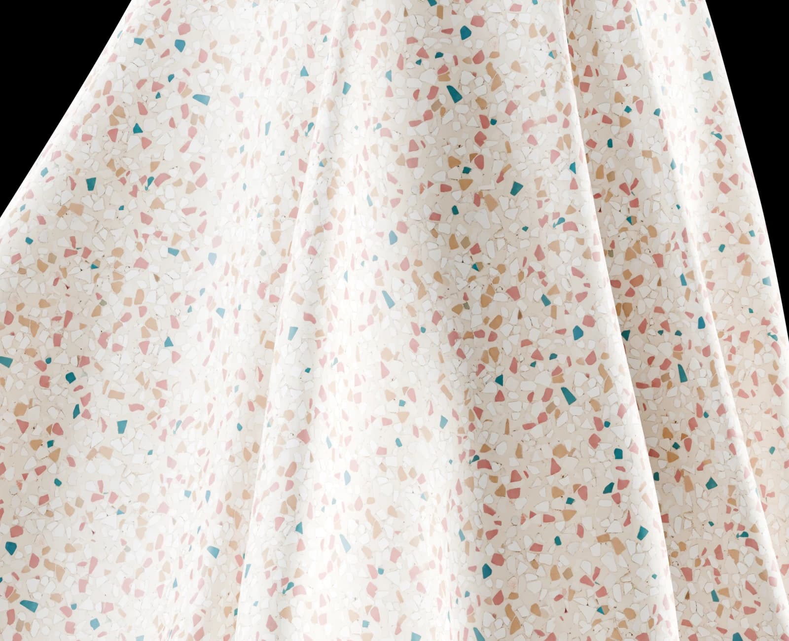 Ivory multicolor speckled vinyl flooring 01 render 5 of 5