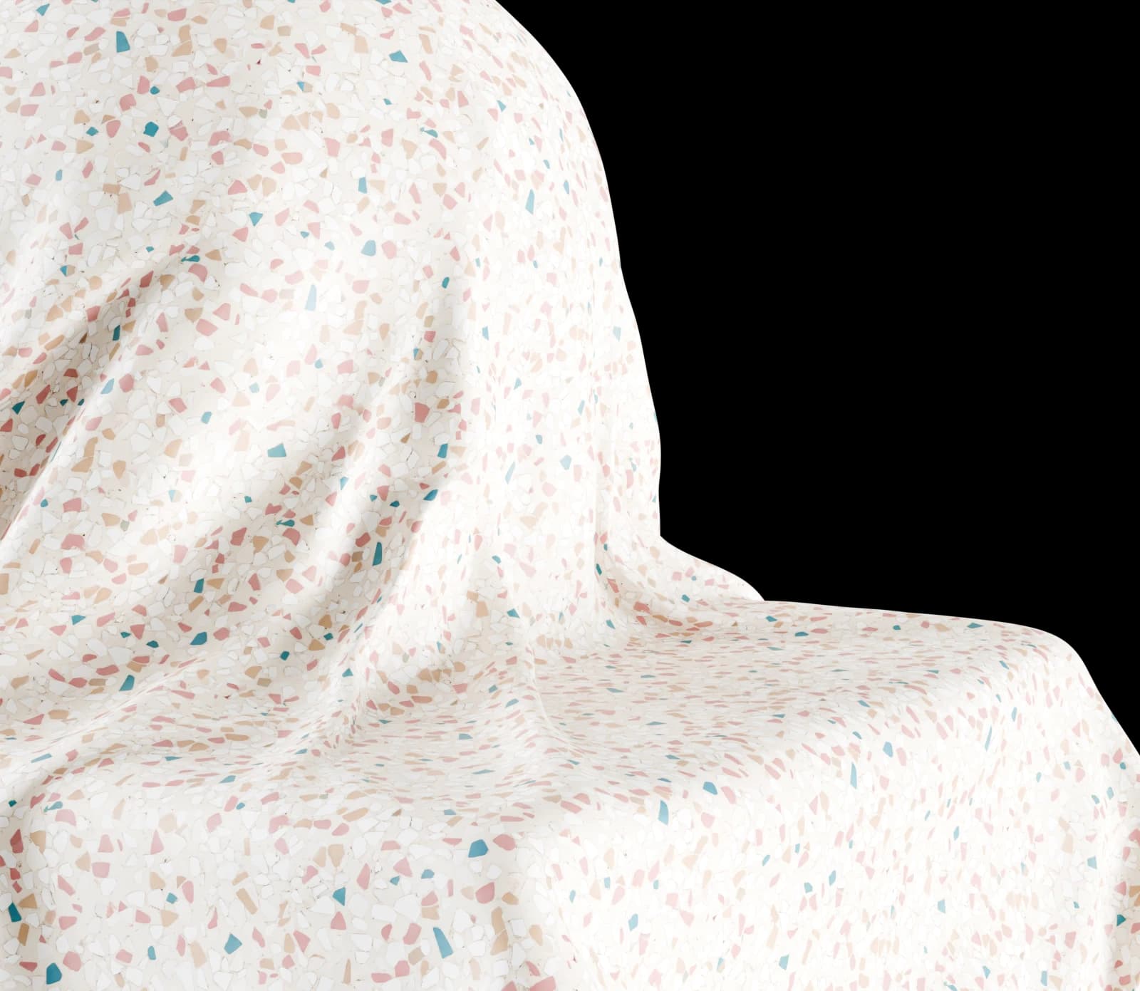 Ivory multicolor speckled vinyl flooring 01 render 3 of 5