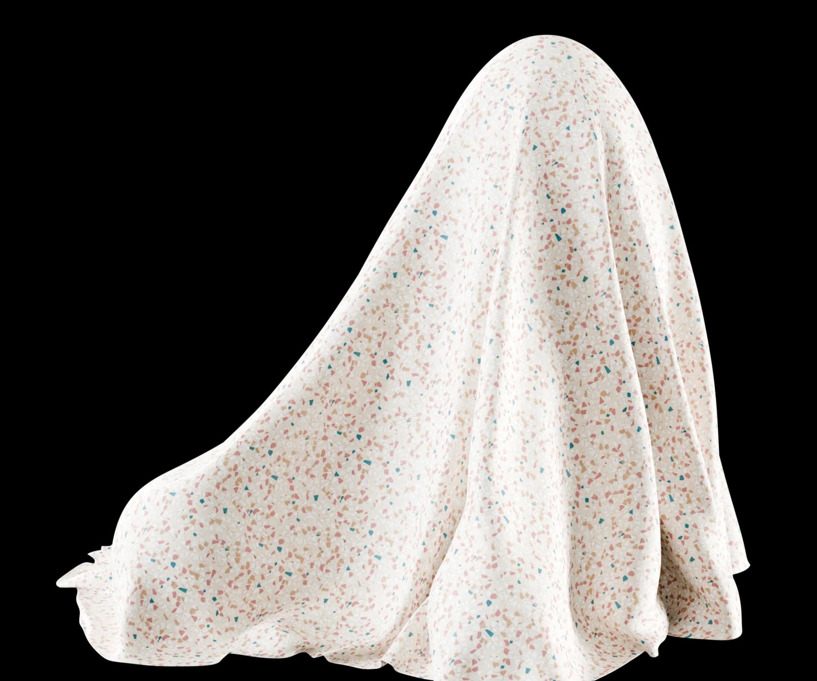 Ivory multicolor speckled vinyl flooring 01 render 4 of 5