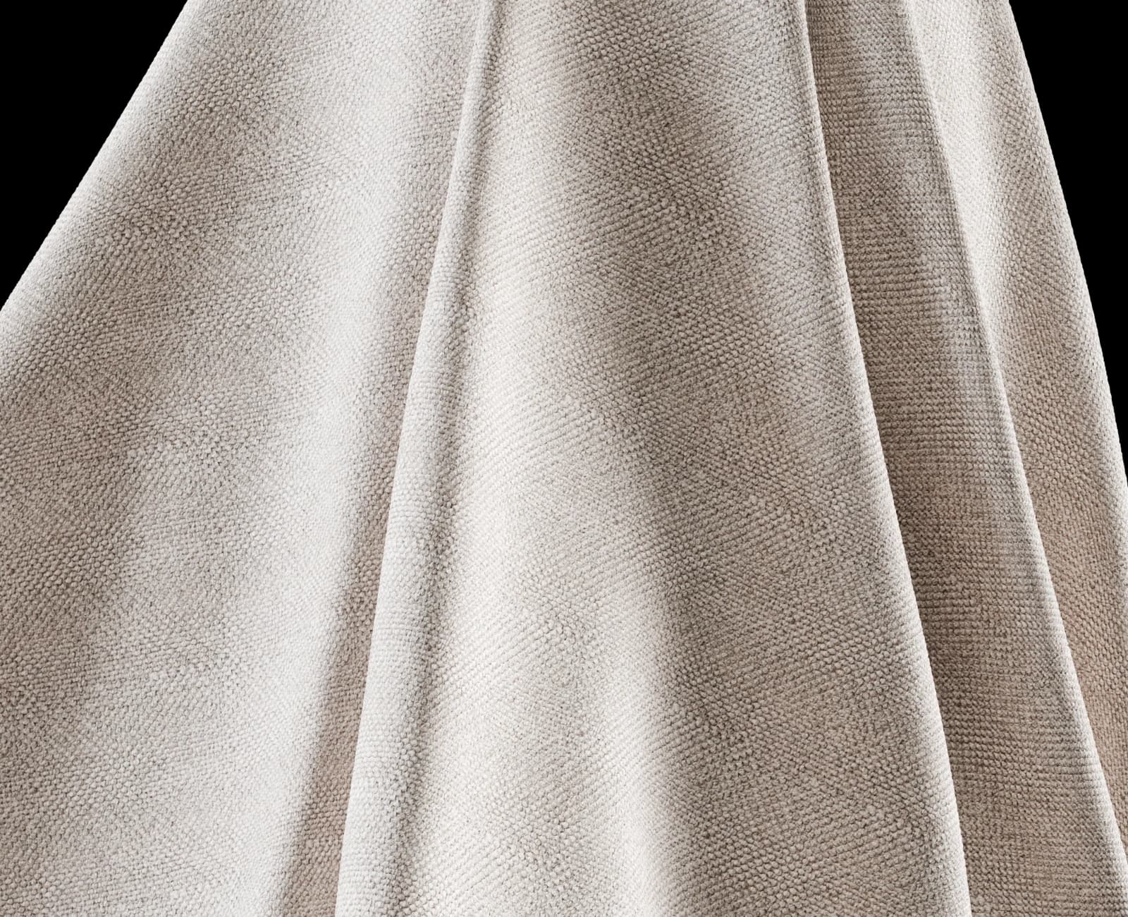 Ivory Wool Loop Rug render 5 of 5