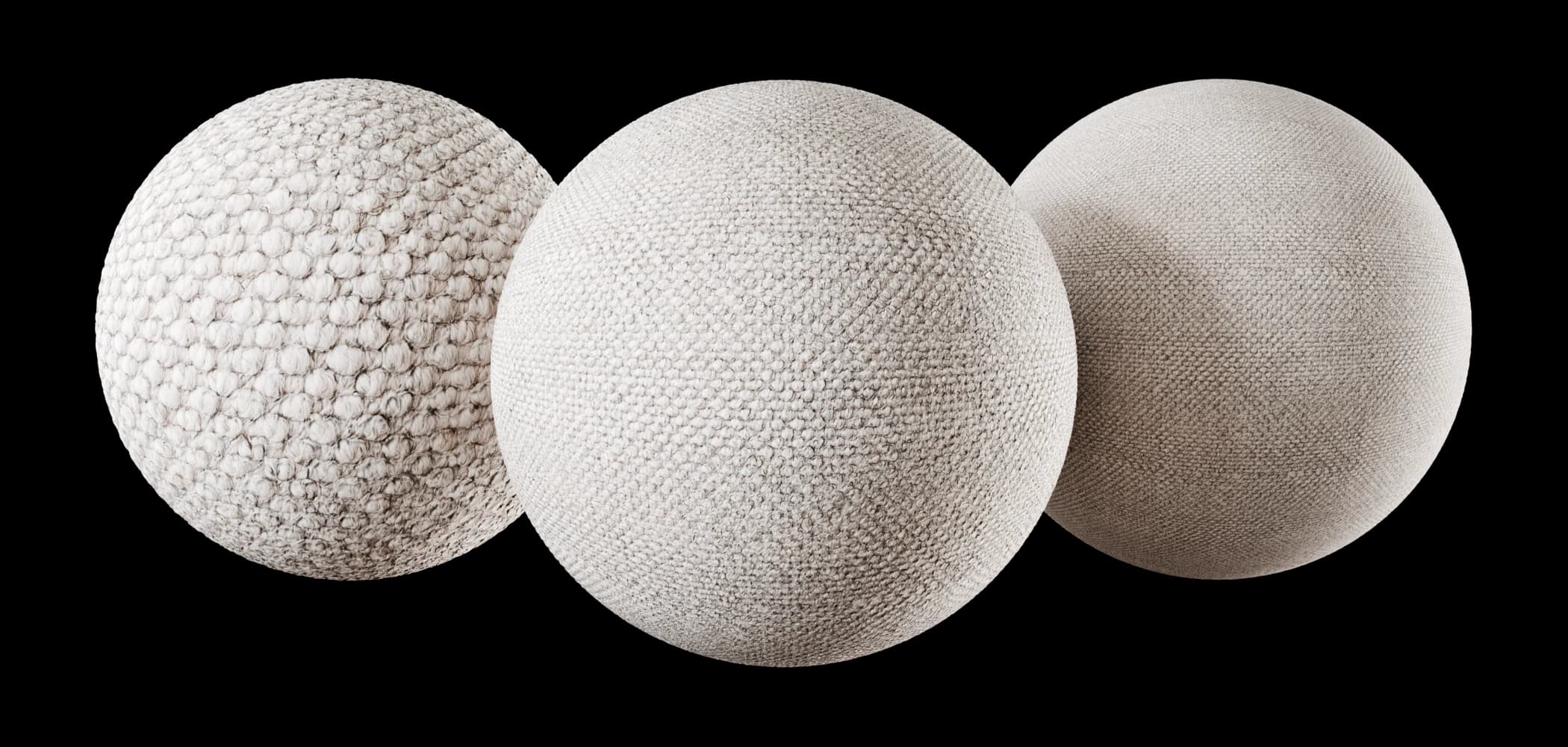 Ivory Wool Loop Rug render 1 of 5
