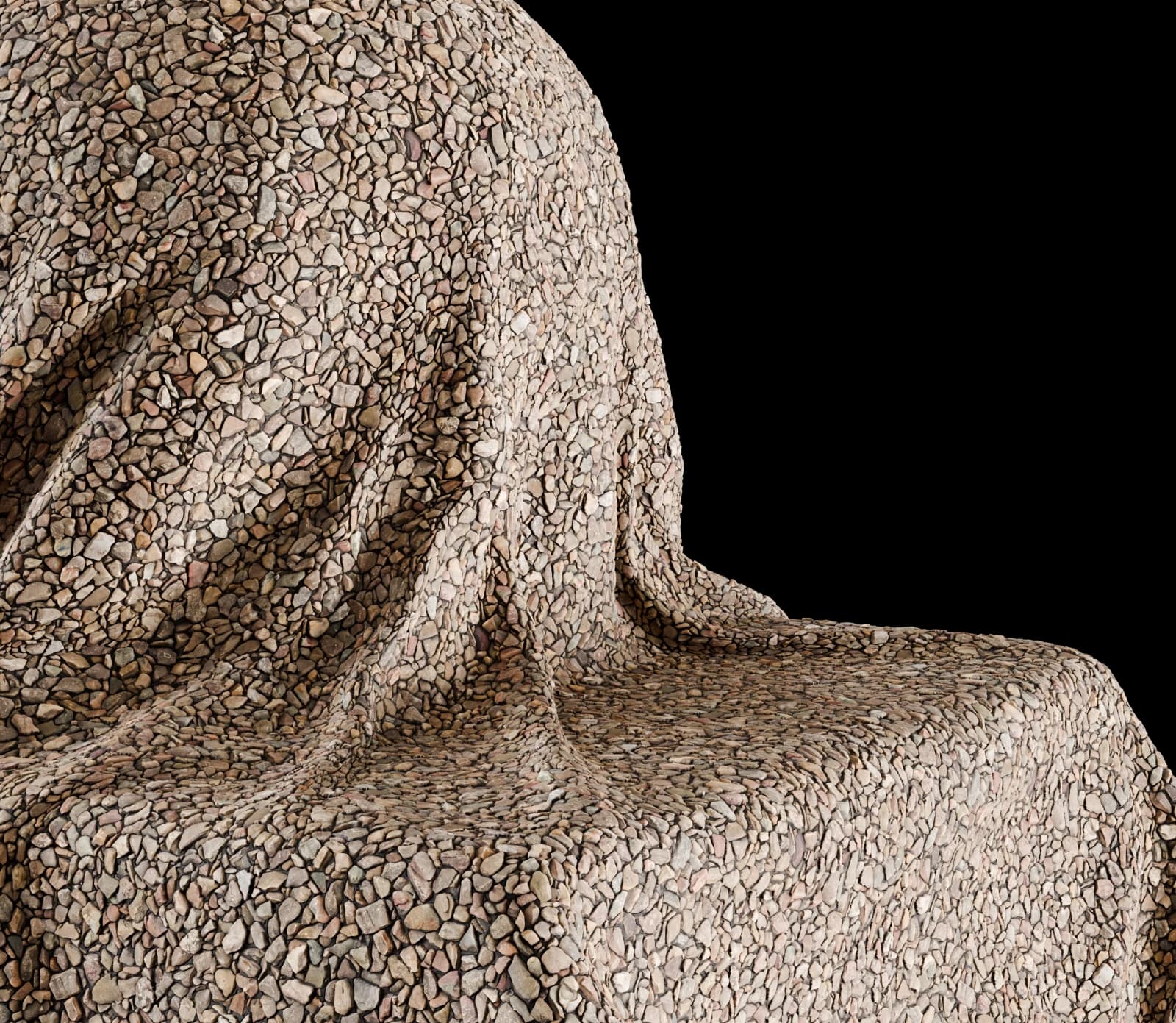 Mixed fine gravel 02 render 3 of 5