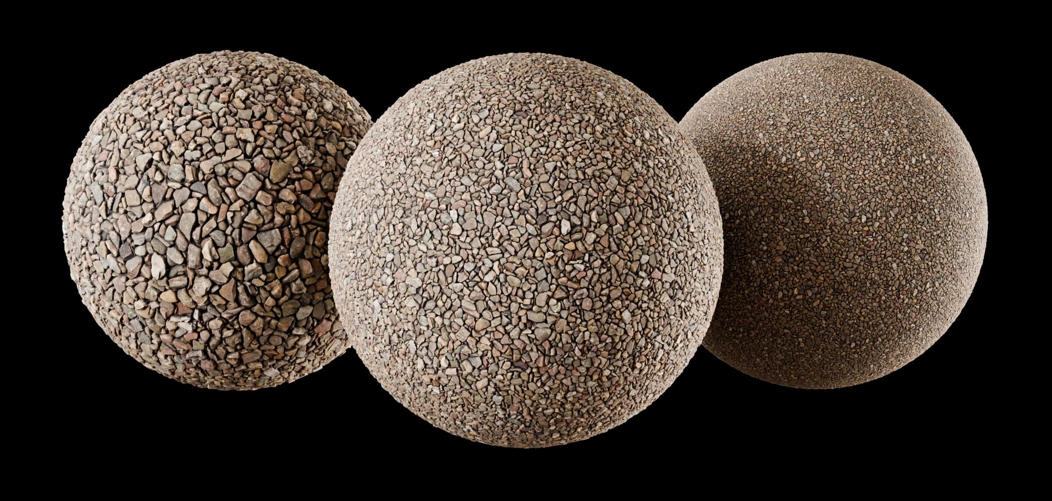 Mixed fine gravel 02 render 1 of 5