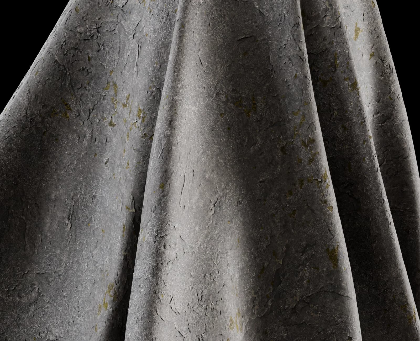 Moss-stained dark stone 01 render 5 of 5