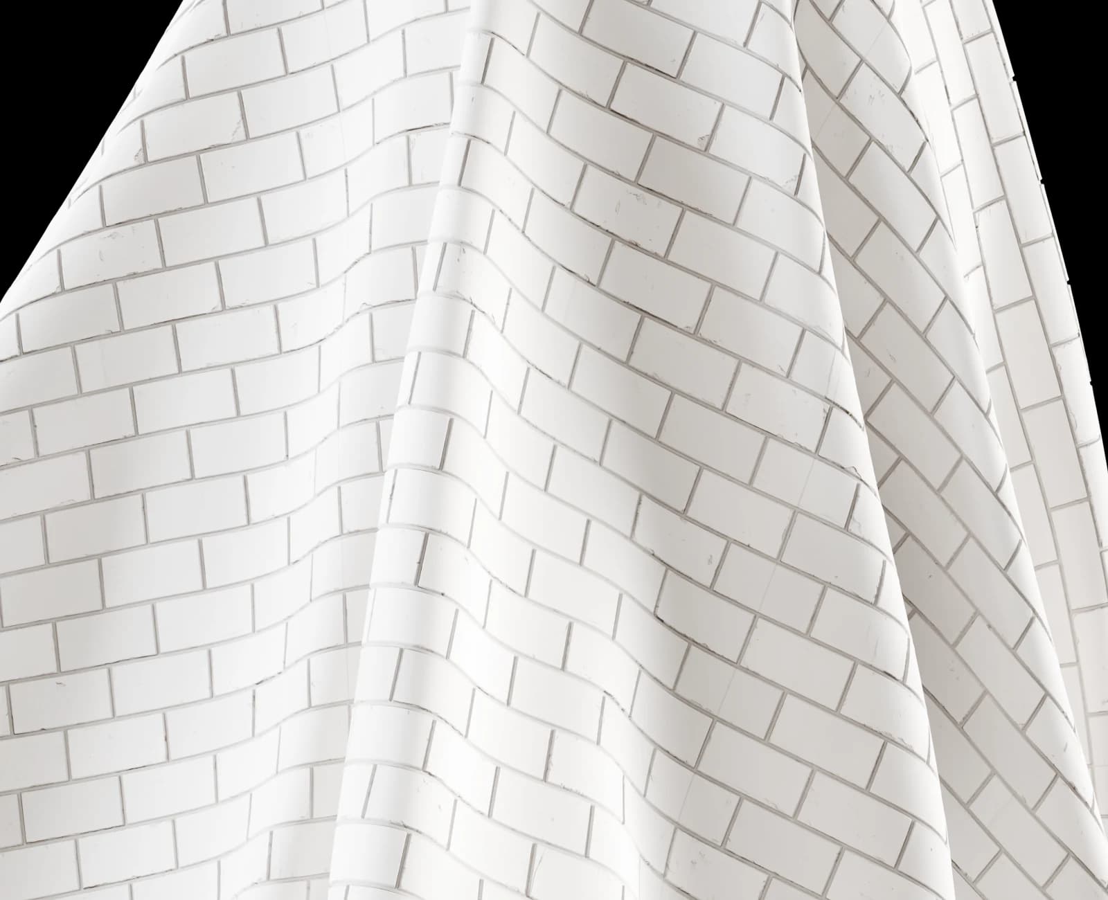 Off-white painted brick 01 render 5 of 5